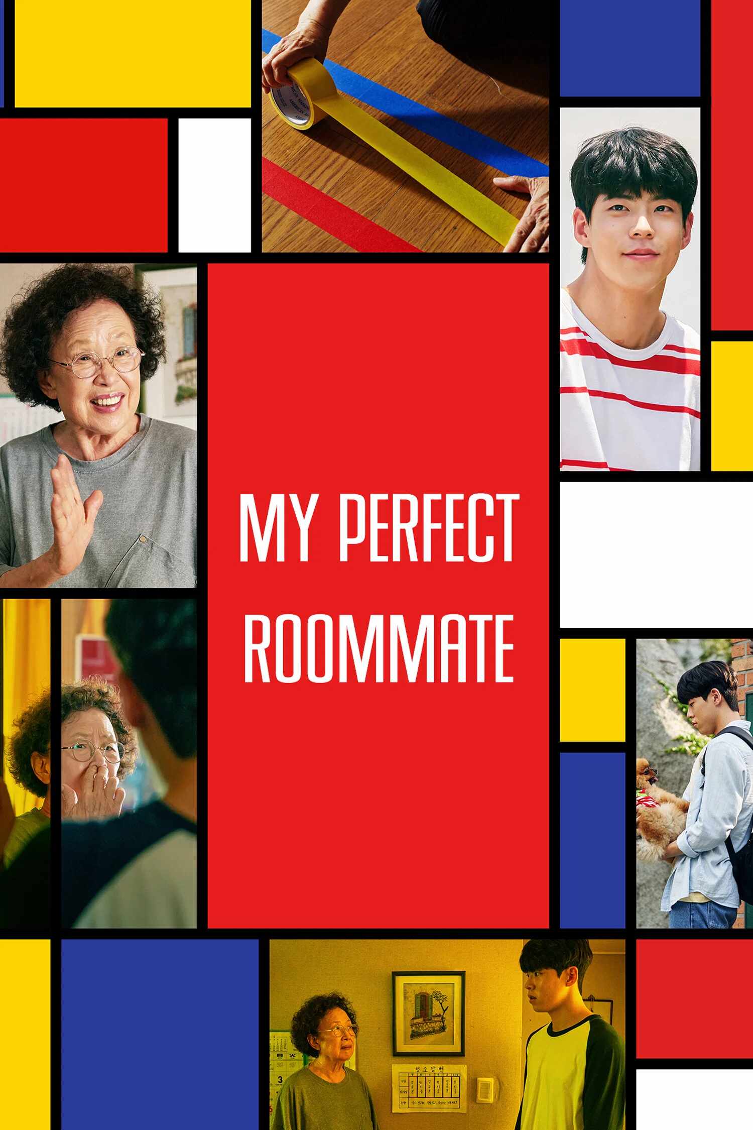 Poster chính thức của phim Phim Tâm Lý, Phim Hài "Người Lạ Chung Nhà" (My Perfect Roommate - 2022), với sự tham gia của diễn viên Na Moon-hee và Choi Woo-sung.