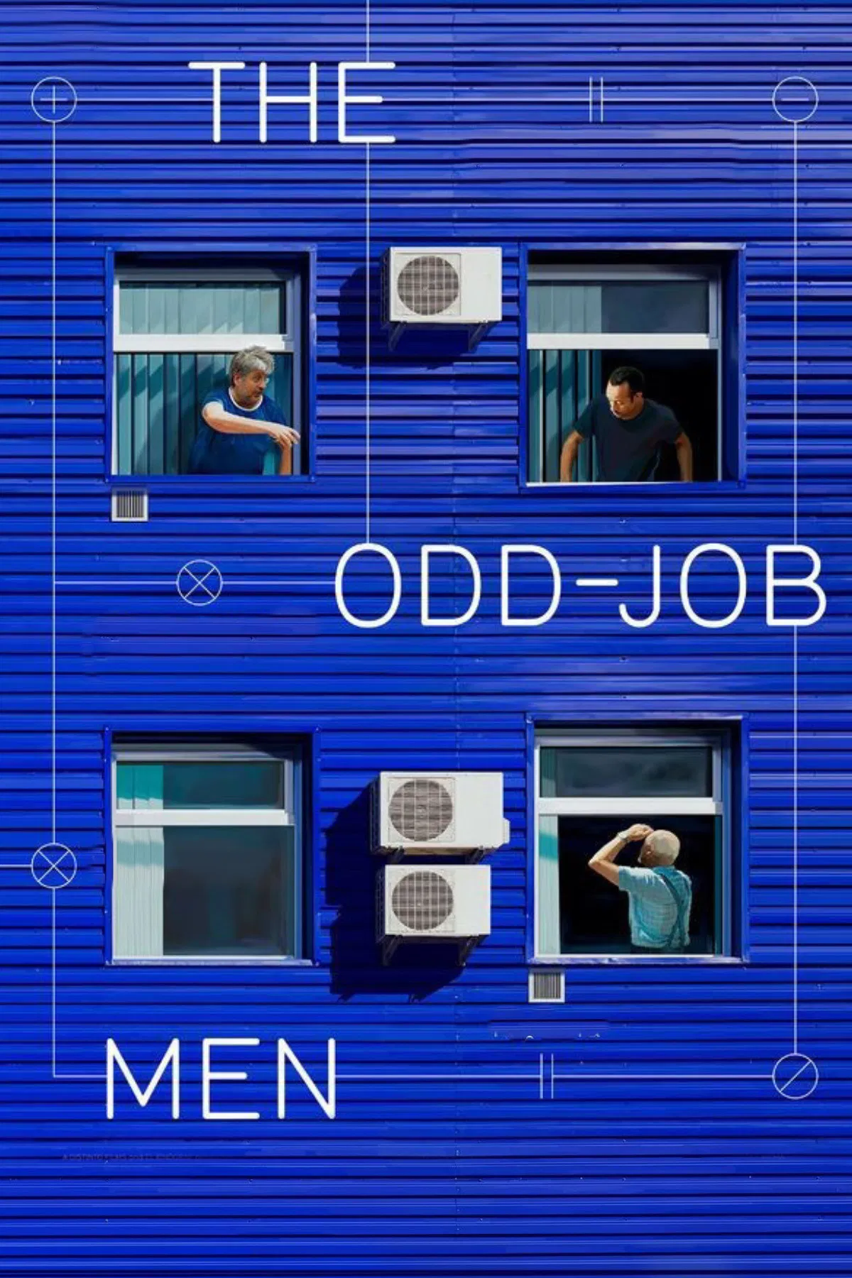 Poster chính thức của phim Phim Hài "Người Làm Việc Vặt" (The Odd-Job Men - 2021), với sự tham gia của diễn viên Valero Escolar và Mohamed Mellali.
