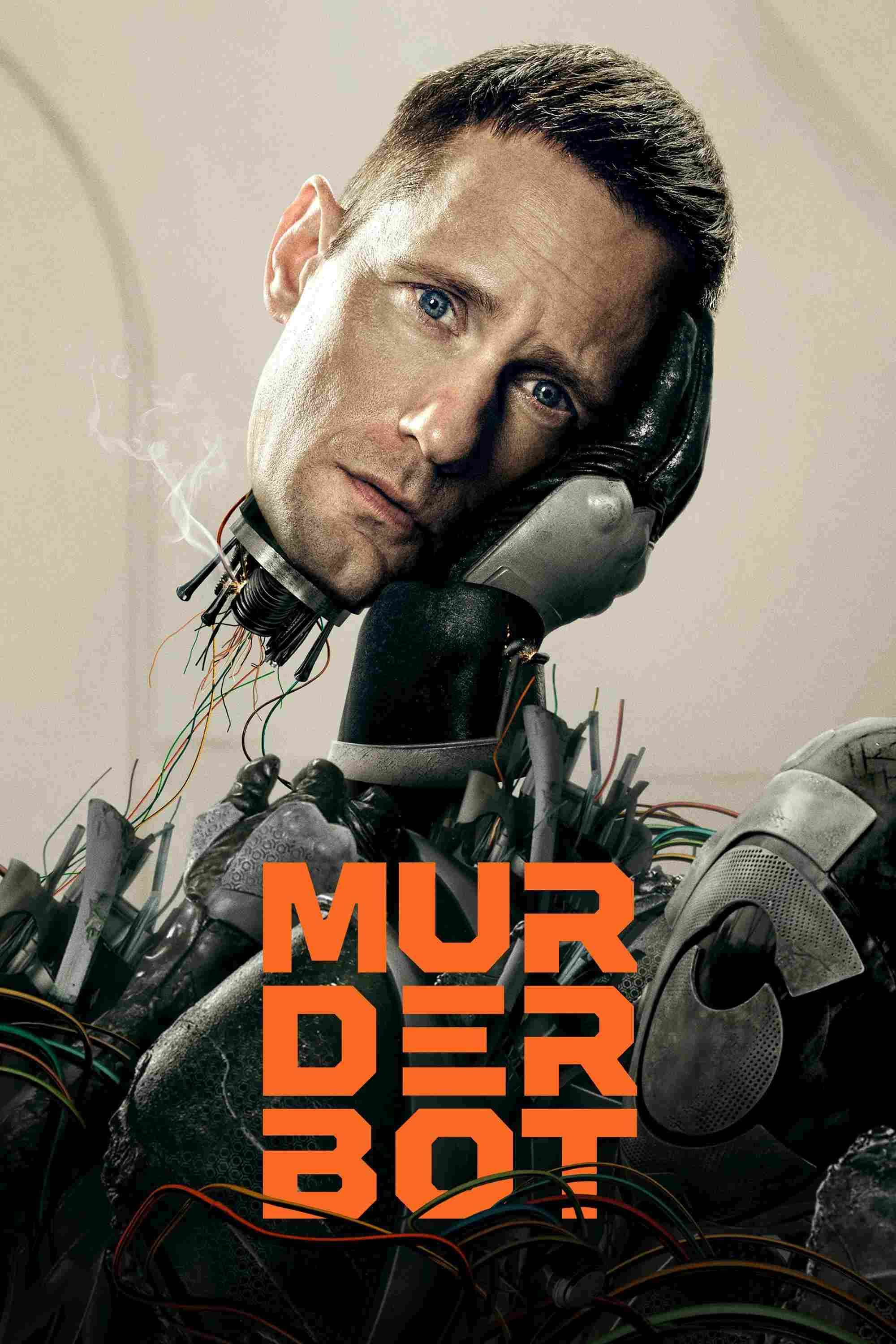 Poster chính thức của phim Phim Hài, Phim Tâm Lý "Người Máy Murderbot" (Murderbot - 2025), với sự tham gia của diễn viên Alexander Skarsgård và Noma Dumezweni.