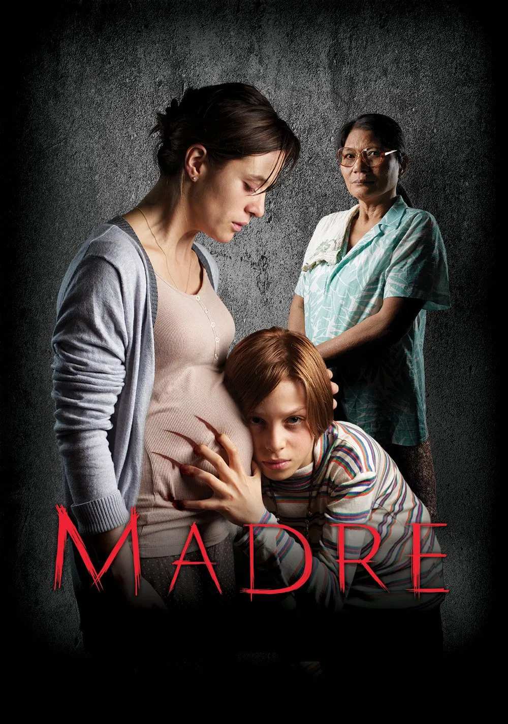Poster chính thức của phim Phim Giật Gân, Phim Kinh Dị "Người Mẹ" (Mother - 2016), với sự tham gia của diễn viên Daniela Ramírez và Cristo Montt.