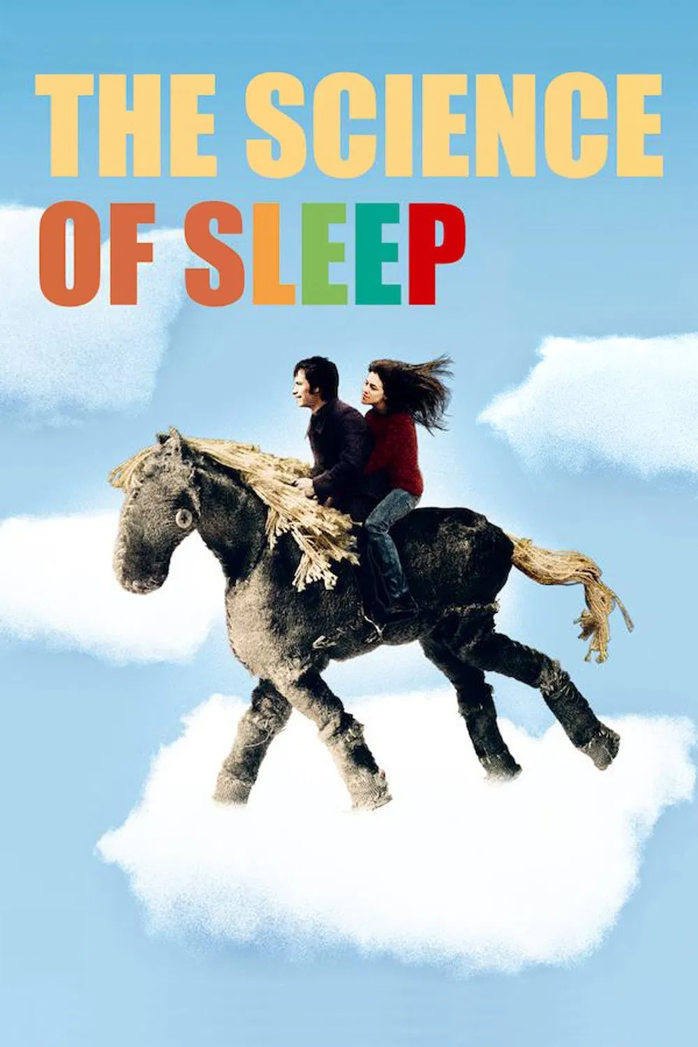 Poster chính thức của phim Phim Hài, Phim Tâm Lý "Người Mộng Du" (The Science of Sleep - 2006), với sự tham gia của diễn viên Gael García Bernal và Charlotte Gainsbourg.