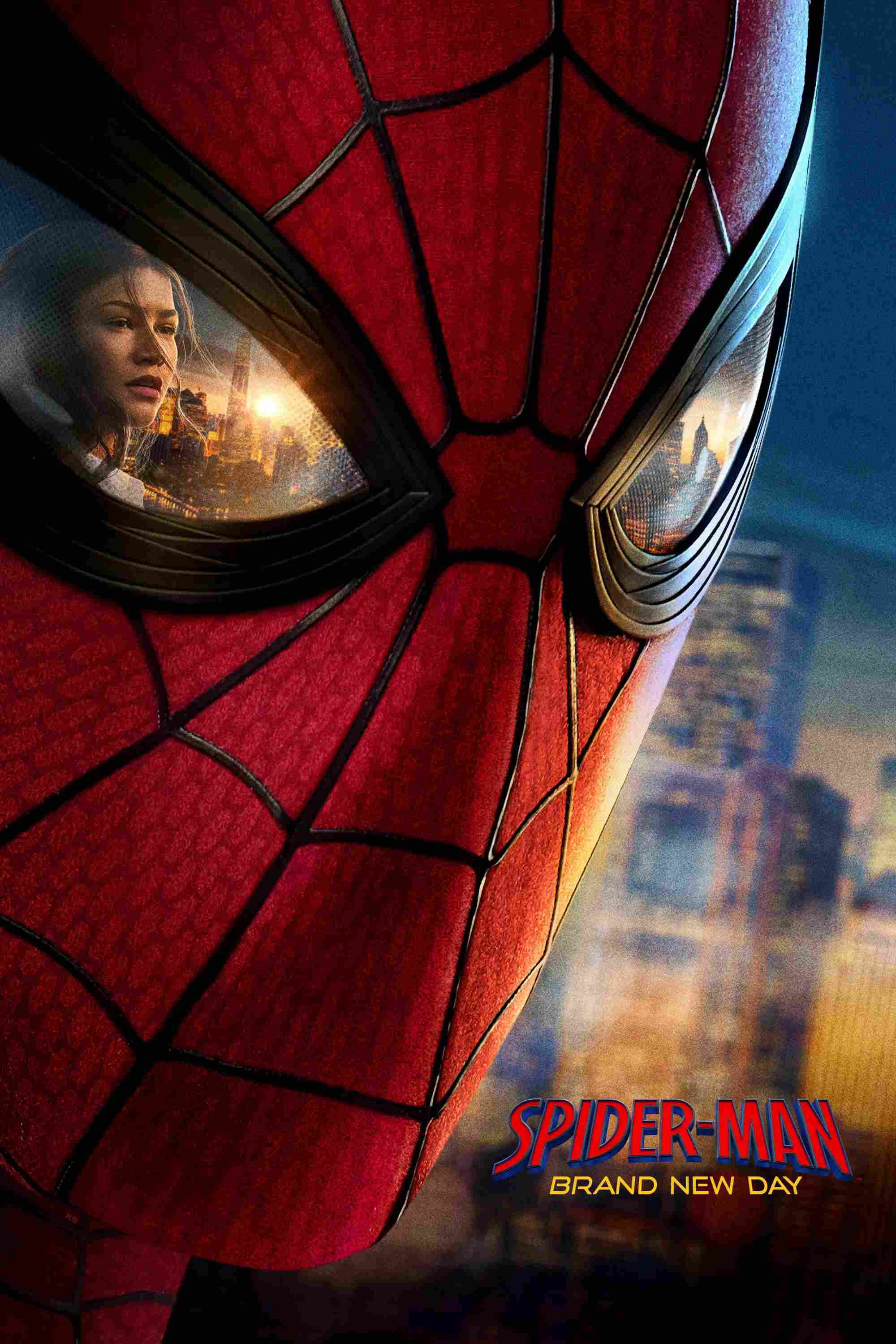 Poster chính thức của phim Phim Viễn Tưởng, Phim Hành Động "Người Nhện: Khởi Đầu Mới" (Spider-Man: Brand New Day - 2026), với sự tham gia của diễn viên Tom Holland và Zendaya.