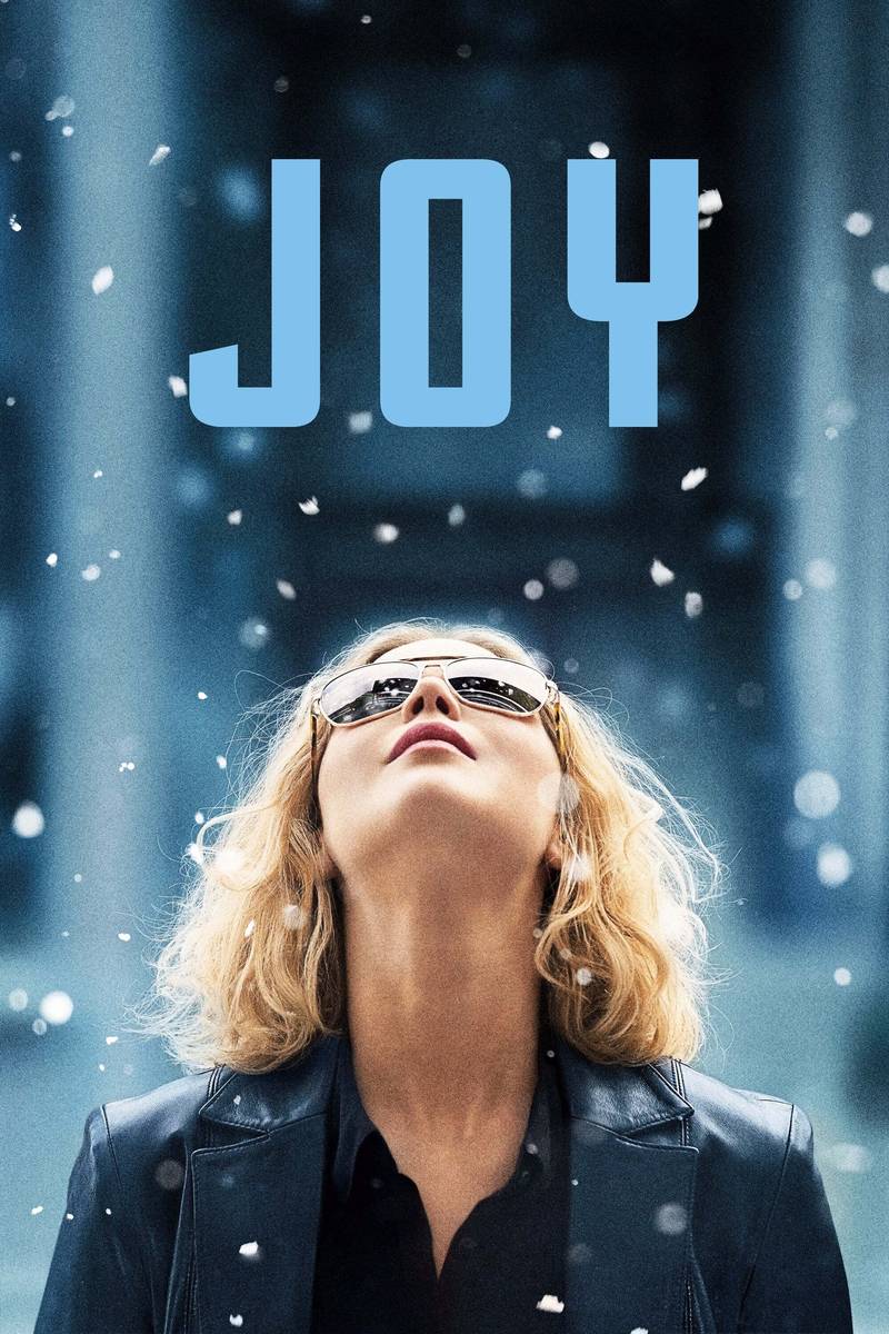 Poster chính thức của phim Phim Tâm Lý, Phim Hài "Người Phụ Nữ Mang Tên Niềm Vui" (Joy - 2015), với sự tham gia của diễn viên Jennifer Lawrence và Robert De Niro.