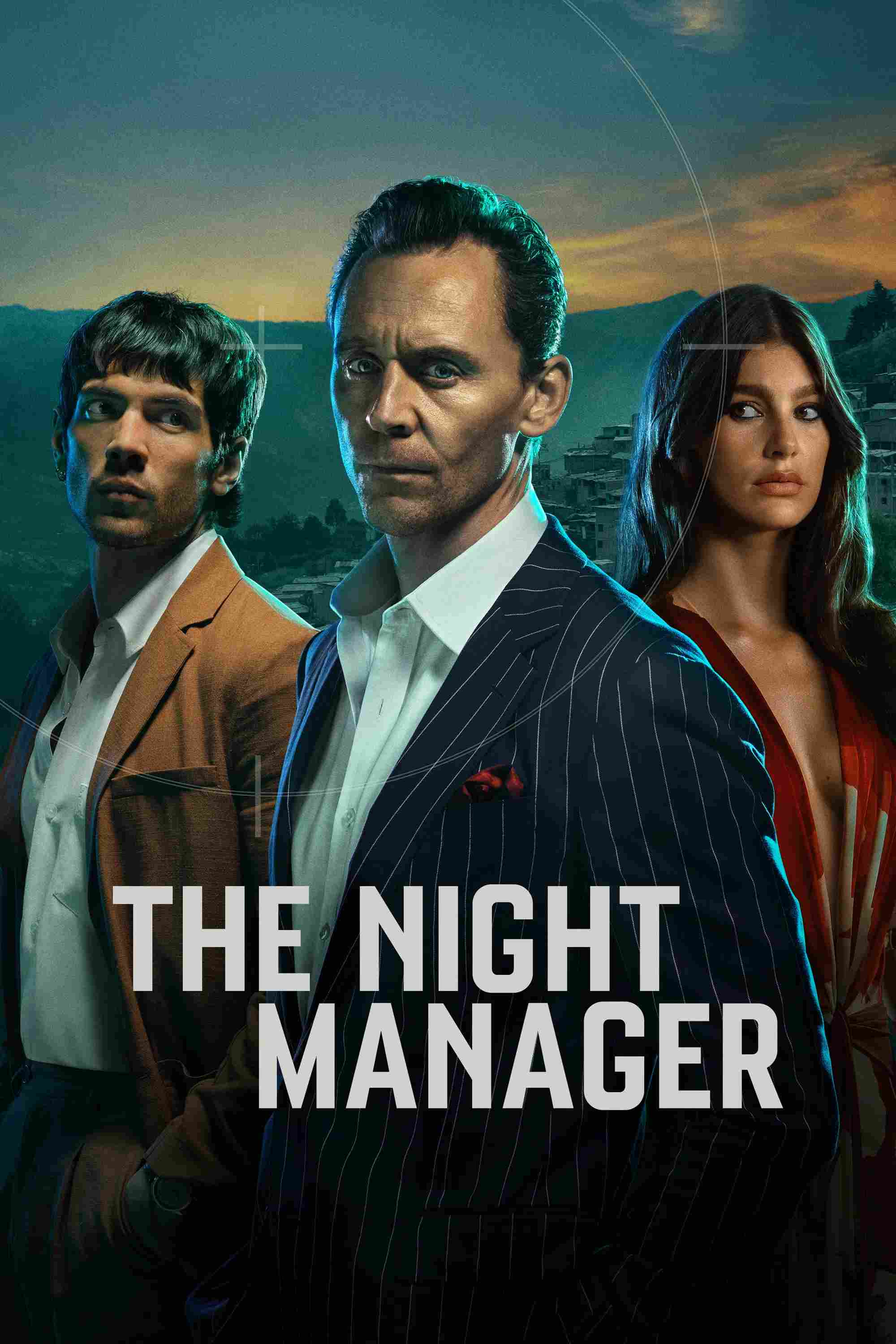 Poster chính thức của phim Phim Tâm Lý, Phim Bí Ẩn "Người Quản Lý Ca Đêm (Phần 1)" (The Night Manager - 2016), với sự tham gia của diễn viên Tom Hiddleston và Diego Calva.