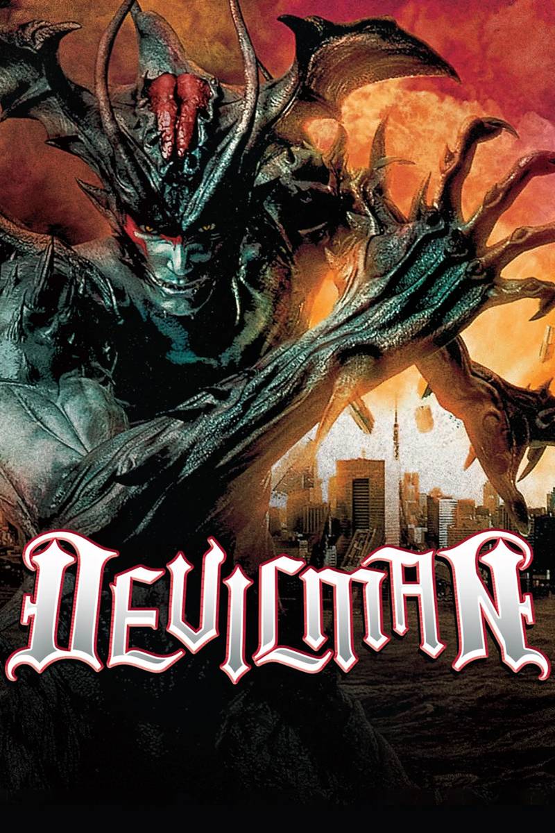 Poster chính thức của phim Phim Hành Động, Phim Giả Tượng "Người Quỷ" (Devilman - 2004), với sự tham gia của diễn viên Yusuke Izaki và Ayana Sakai.
