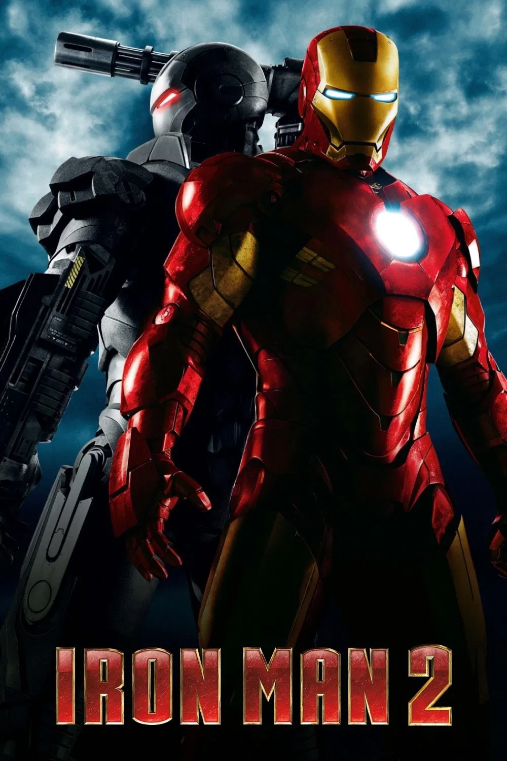 Poster chính thức của phim Phim Phiêu Lưu, Phim Hành Động "Người Sắt 2" (Iron Man 2 - 2010), với sự tham gia của diễn viên Robert Downey Jr. và Gwyneth Paltrow.