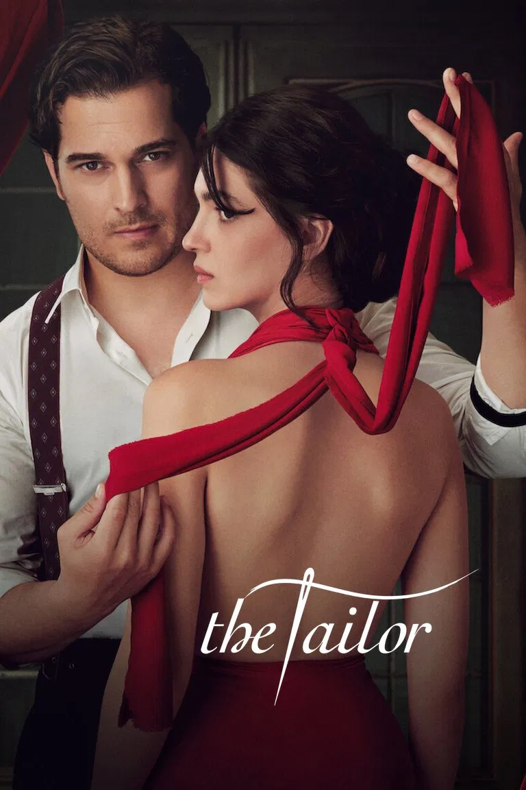 Poster chính thức của phim Phim Tâm Lý, Phim Bí Ẩn "Người Thợ May (Phần 3)" (The Tailor - 2023), với sự tham gia của diễn viên Çağatay Ulusoy và Salih Bademci.
