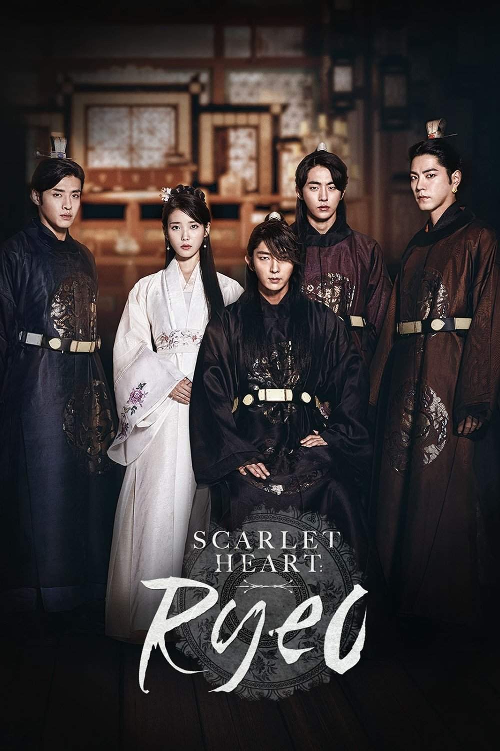 Poster chính thức của phim Phim Tâm Lý, Phim Viễn Tưởng & Giả Tưởng "Người Tình Ánh Trăng" (Scarlet Heart: Ryeo - 2016), với sự tham gia của diễn viên IU và Lee Joon-gi.