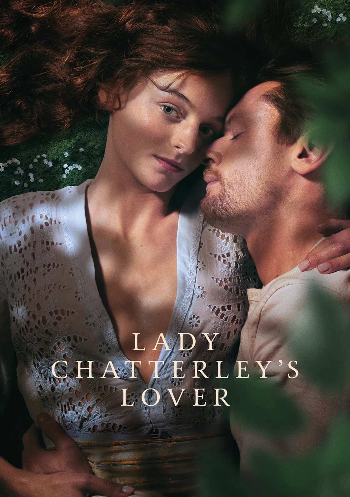 Poster chính thức của phim Phim Tâm Lý, Phim Tình Cảm "Người Tình Của Phu Nhân Chatterley" (Lady Chatterley's Lover - 2022), với sự tham gia của diễn viên Emma Corrin và Jack O'Connell.