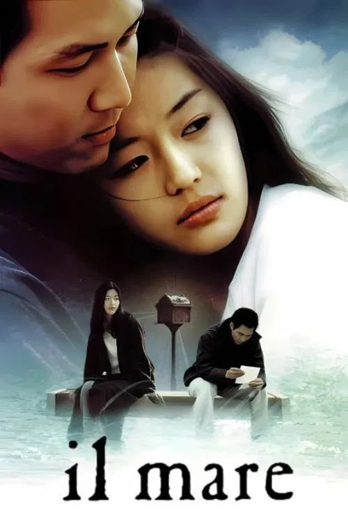 Poster chính thức của phim Phim Giả Tượng, Phim Tâm Lý "Người Tình Không Chân Dung" (Il Mare - 2000), với sự tham gia của diễn viên Jun Ji-hyun và Lee Jung-jae.