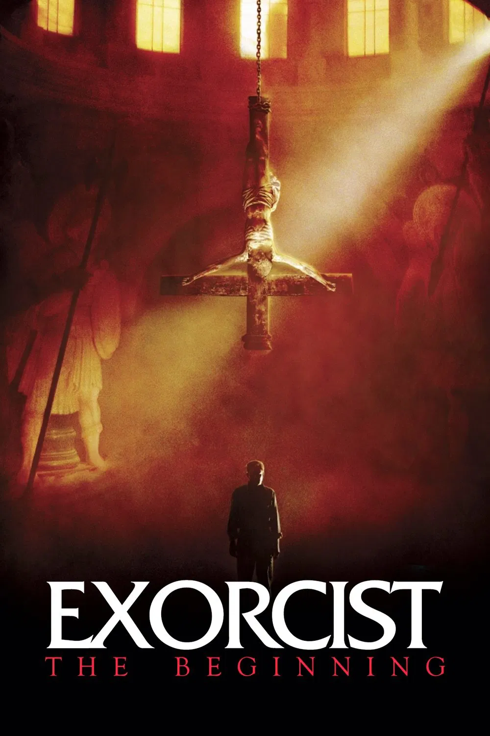 Poster chính thức của phim Phim Kinh Dị "Người Trừ Tà: Sự Khởi Đầu" (Exorcist: The Beginning - 2004), với sự tham gia của diễn viên Stellan Skarsgård và Izabella Scorupco.
