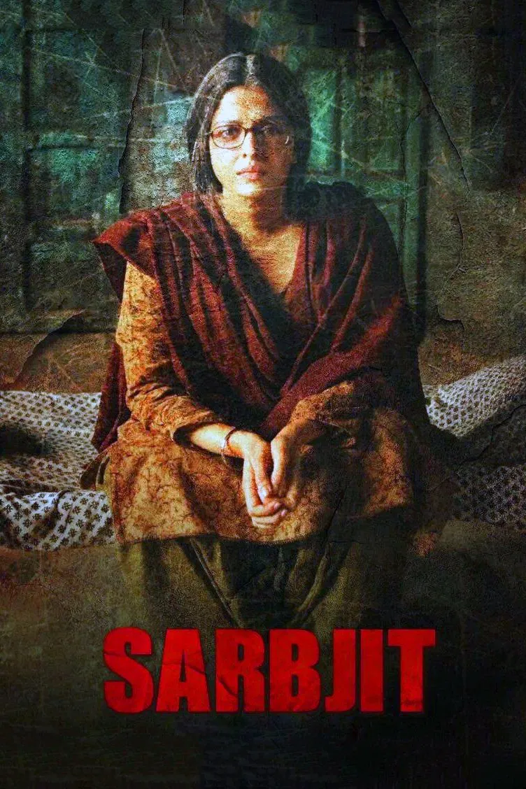 Poster chính thức của phim Phim Tâm Lý "Người Tử Tù" (Sarbjit - 2016), với sự tham gia của diễn viên Randeep Hooda và Aishwarya Rai Bachchan.