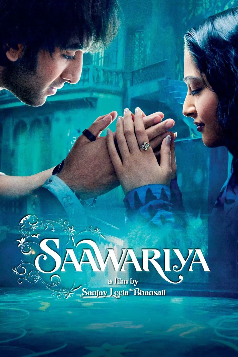 Poster chính thức của phim Phim Tâm Lý, Phim Ca Nhạc "Người Yêu Dấu" (Saawariya - 2007), với sự tham gia của diễn viên Ranbir Kapoor và Sonam Kapoor Ahuja.