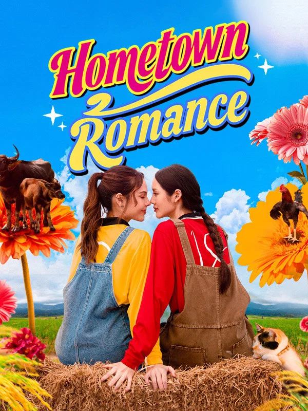 Poster chính thức của phim Phim Hài "Người Yêu Miền Quê" (Hometown Romance - 2026), với sự tham gia của diễn viên Punyapat Wangpongsathaporn và Saranphat Pedersen.
