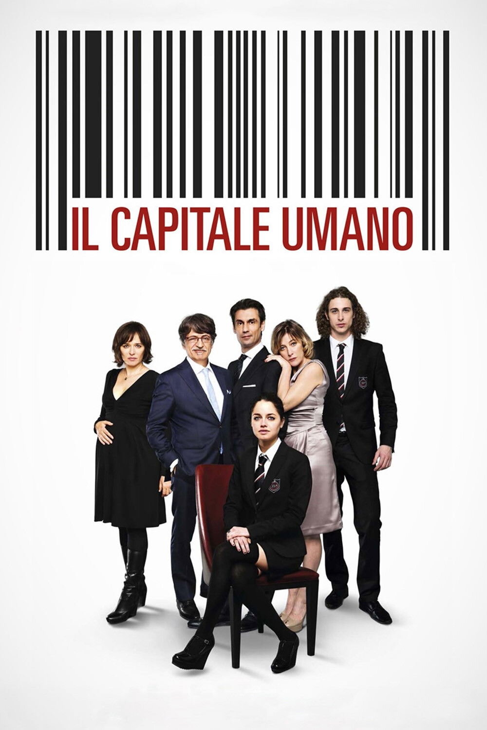 Poster chính thức của phim Phim Tâm Lý "Nguồn Vốn Nhân Lực" (Human Capital - 2013), với sự tham gia của diễn viên Valeria Bruni Tedeschi và Fabrizio Bentivoglio.