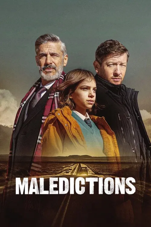 Poster chính thức của phim Phim Bí Ẩn, Phim Tâm Lý "Nguyền rủa" (Maledictions - 2025), với sự tham gia của diễn viên Leonardo Sbaraglia và Gustavo Bassani.
