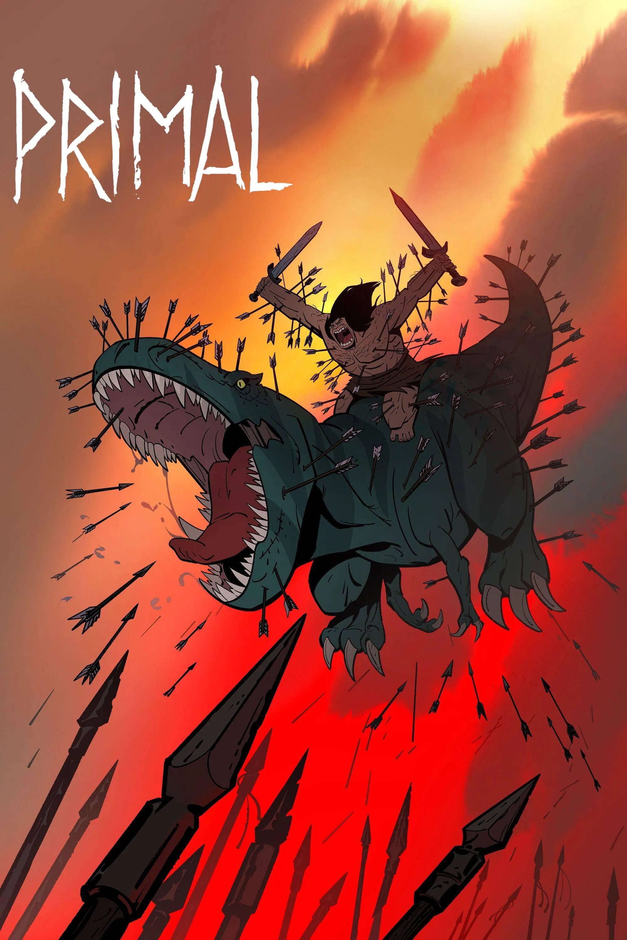 Poster chính thức của phim Phim Hành Động & Phiêu Lưu, Phim Hoạt Hình "Nguyên Sinh (Phần 2)" (Primal - 2019), với sự tham gia của diễn viên Aaron LaPlante.