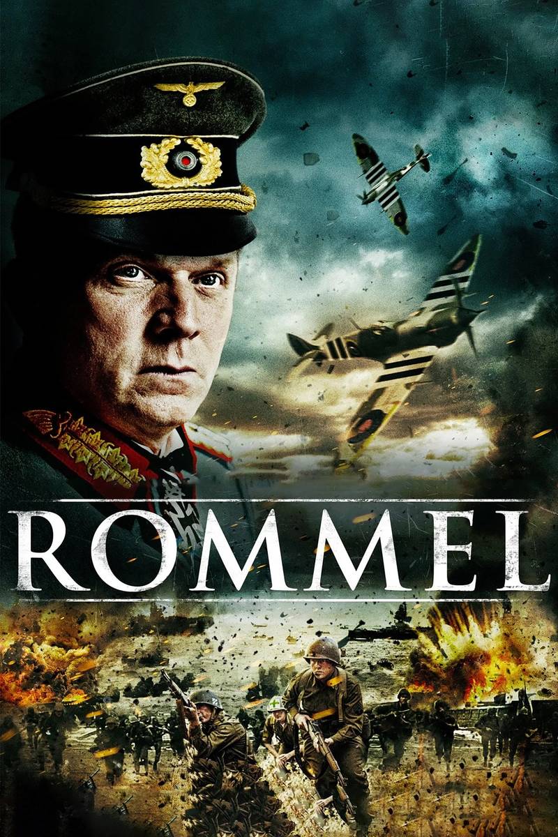 Poster chính thức của phim Phim Hành Động, Phim Chiến Tranh "Nhà Chiến Lược Tài Ba" (Rommel - 2012), với sự tham gia của diễn viên Ulrich Tukur và Benjamin Sadler.