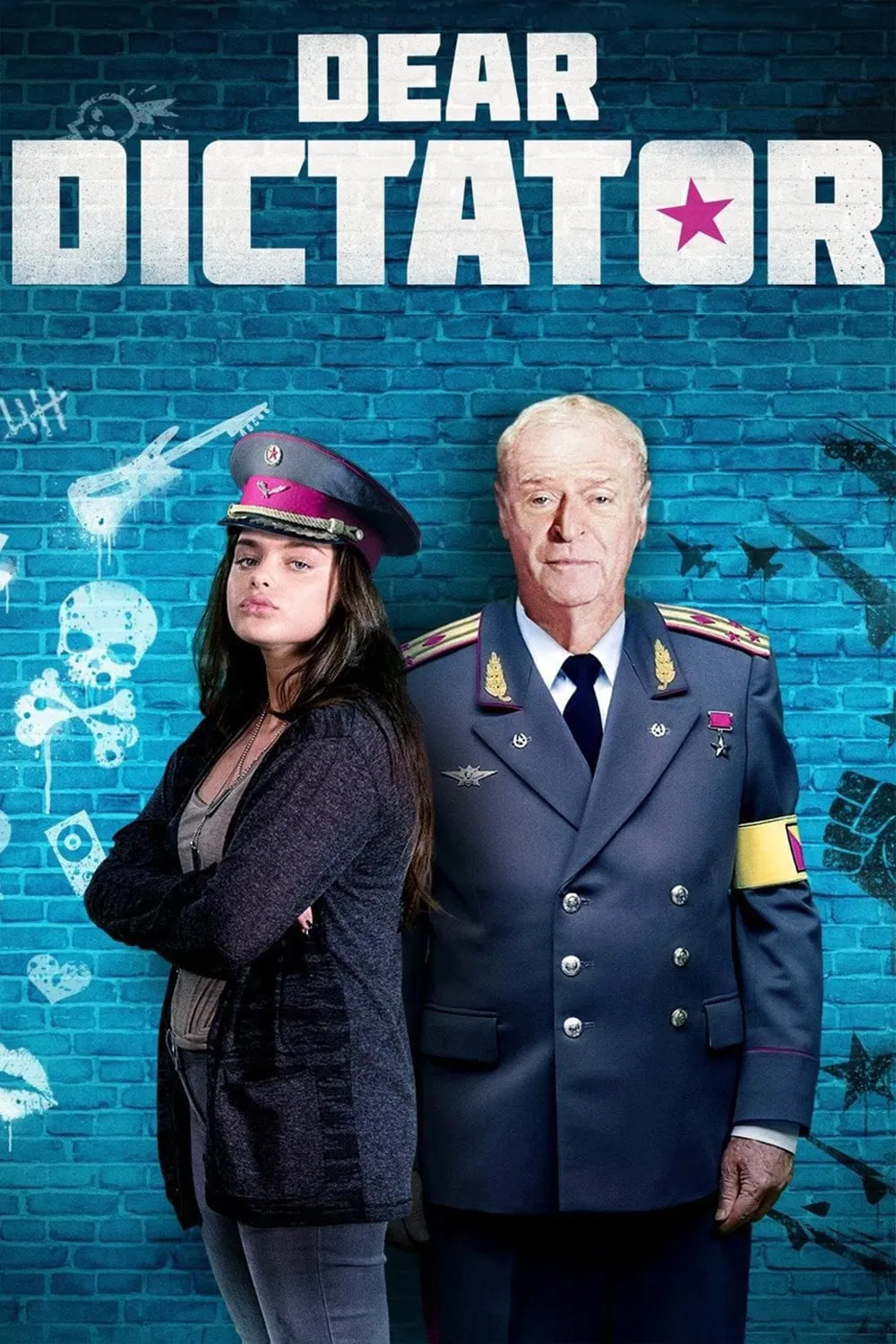 Poster chính thức của phim Phim Hài "Nhà Độc Tài" (Dear Dictator - 2018), với sự tham gia của diễn viên Michael Caine và Odeya Rush.