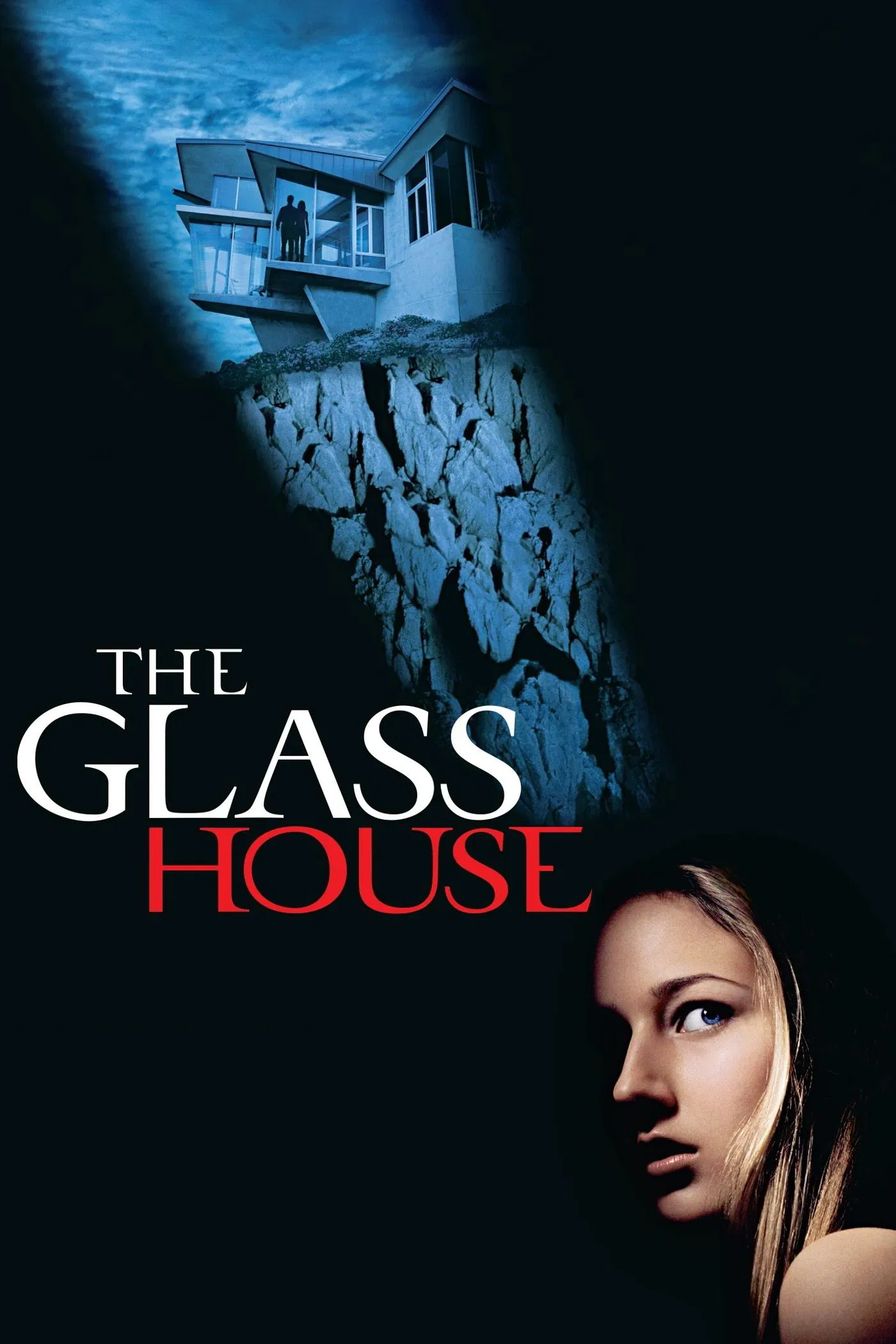 Poster chính thức của phim Phim Tâm Lý, Phim Giật Gân "Nhà Kính" (The Glass House - 2001), với sự tham gia của diễn viên Leelee Sobieski và Diane Lane.