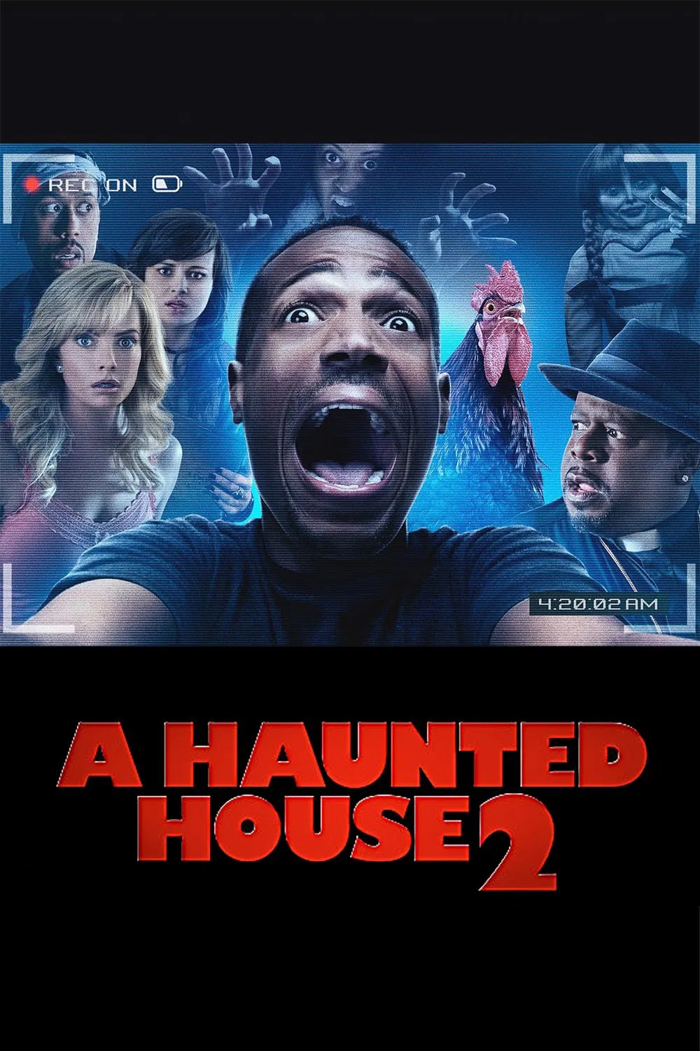 Poster chính thức của phim Phim Hài, Phim Kinh Dị "Nhà Ma 2" (A Haunted House 2 - 2014), với sự tham gia của diễn viên Marlon Wayans và Jaime Pressly.