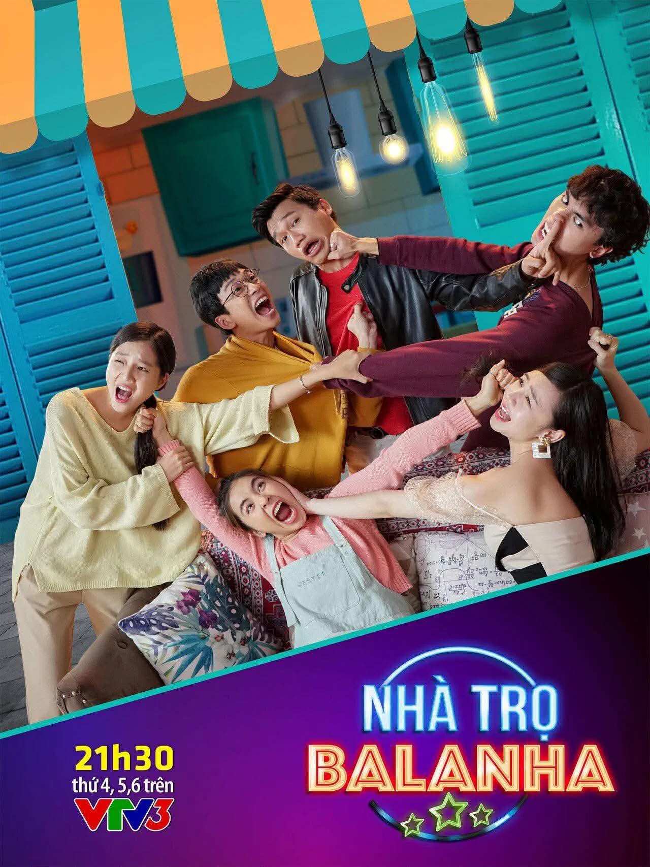 Poster chính thức của phim Phim Hài, Phim Gia Đình "Nhà Trọ Balanha" (Nhà trọ Balanha - 2020), với sự tham gia của diễn viên Xuân Nghị và Công Dương.