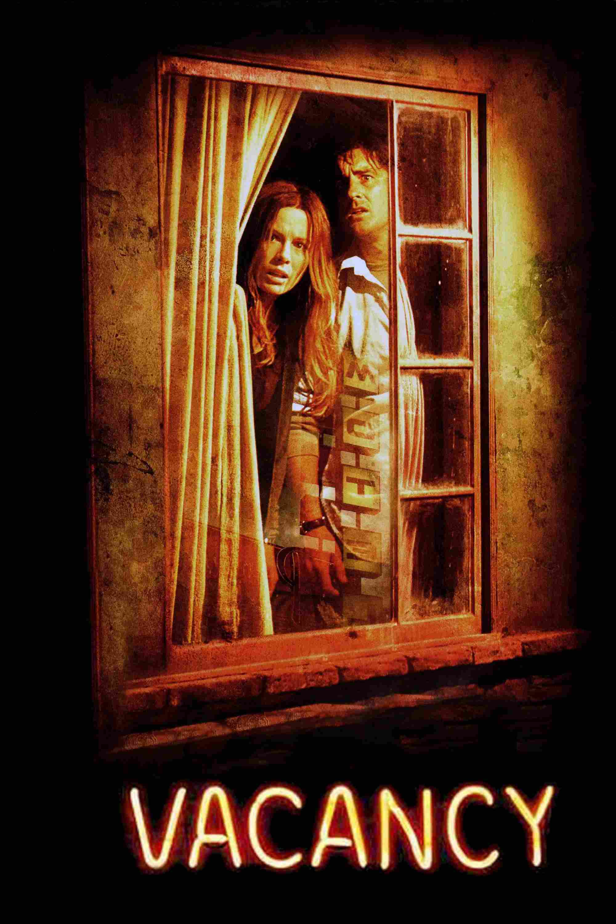 Poster chính thức của phim Phim Kinh Dị, Phim Giật Gân "Nhà Trọ Kinh Hoàng" (Vacancy - 2007), với sự tham gia của diễn viên Kate Beckinsale và Luke Wilson.