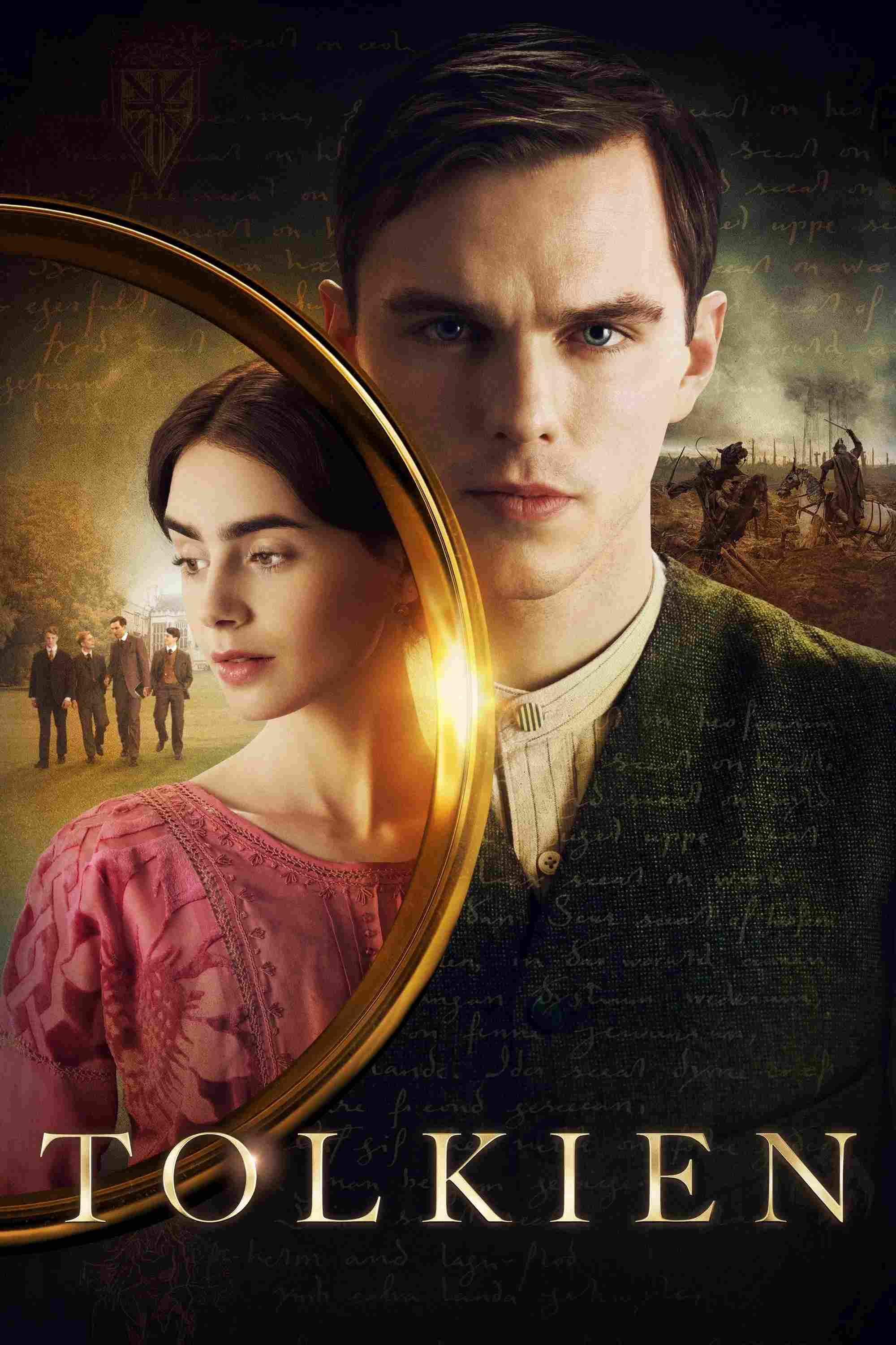 Poster chính thức của phim Phim Chiến Tranh, Phim Tâm Lý "Nhà Văn Tolkien" (Tolkien - 2019), với sự tham gia của diễn viên Nicholas Hoult và Lily Collins.