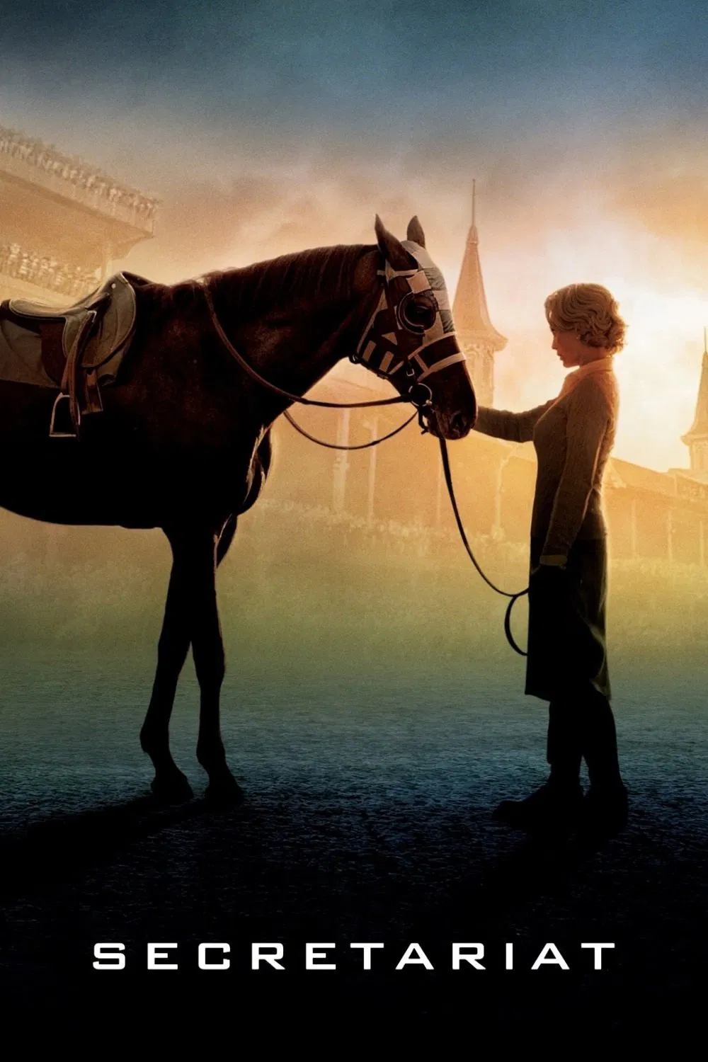 Poster chính thức của phim Phim Tâm Lý "Nhà Vô Địch" (Secretariat - 2010), với sự tham gia của diễn viên Diane Lane và John Malkovich.