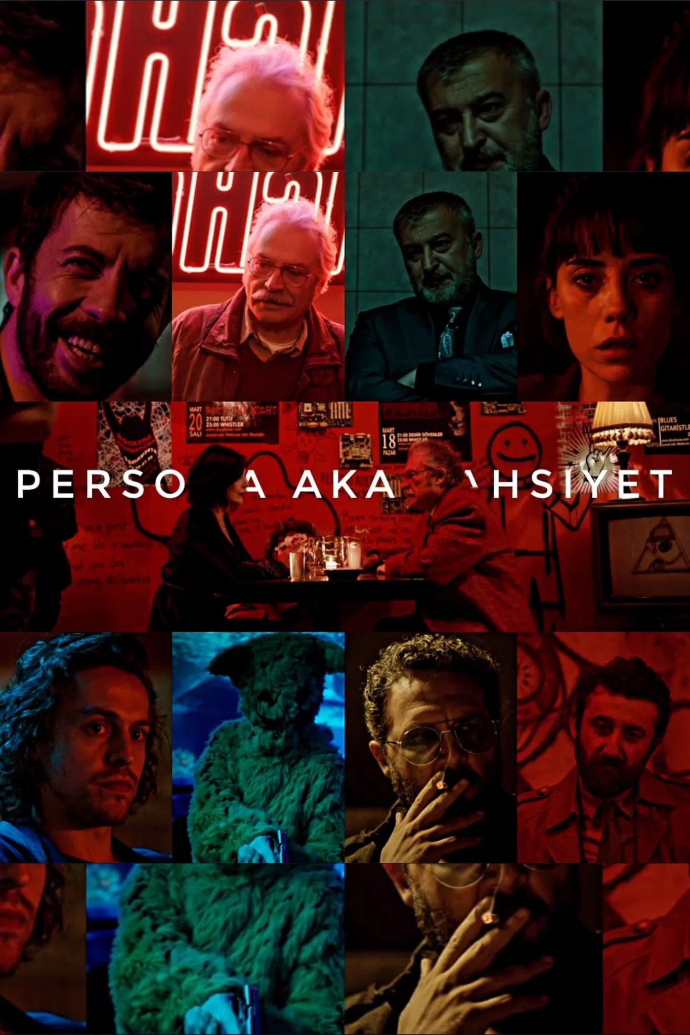 Poster chính thức của phim Phim Hình Sự, Phim Tâm Lý "Nhân Cách (Phần 1)" (Persona - 2018), với sự tham gia của diễn viên Haluk Bilginer và Erdal Özyağcılar.