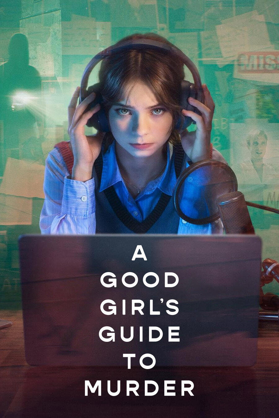 Poster chính thức của phim Phim Hình Sự, Phim Bí Ẩn "Nhân chứng cuối cùng (Phần 2)" (A Good Girl's Guide to Murder - 2024), với sự tham gia của diễn viên Emma Myers và Zain Iqbal.