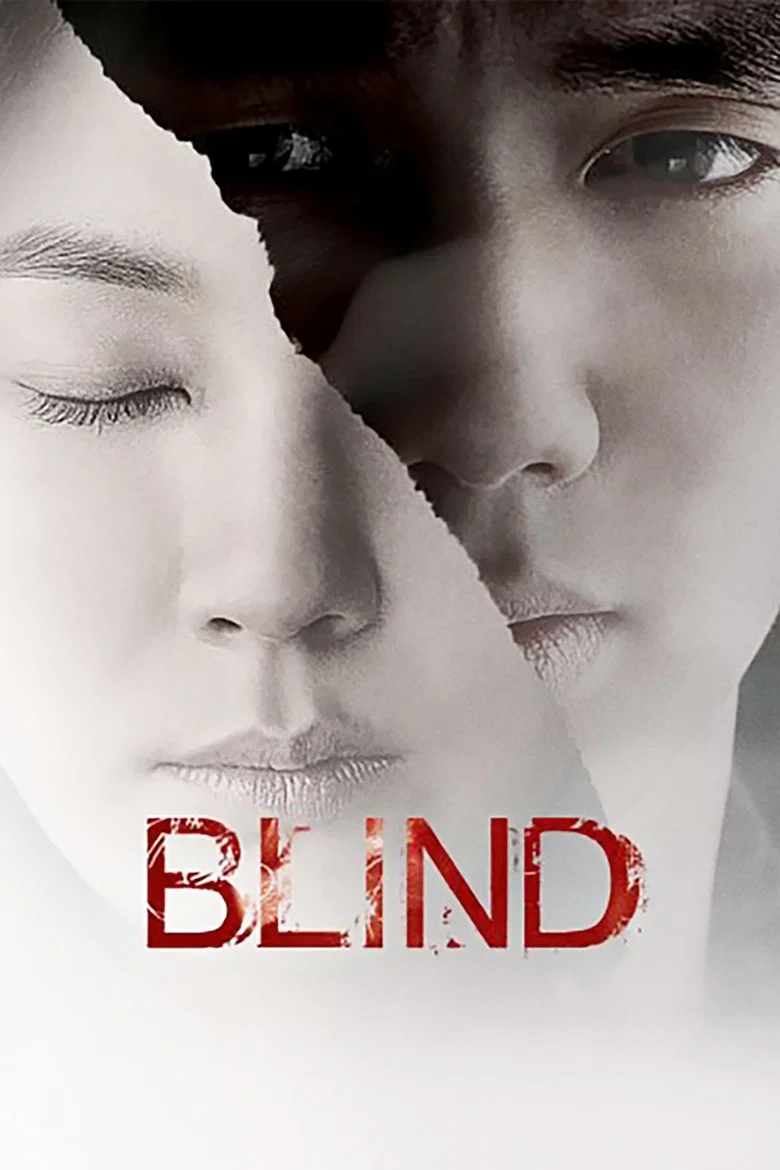 Poster chính thức của phim Phim Giật Gân "Nhân Chứng Mù" (Blind - 2011), với sự tham gia của diễn viên Kim Ha-neul và Yoo Seung-ho.