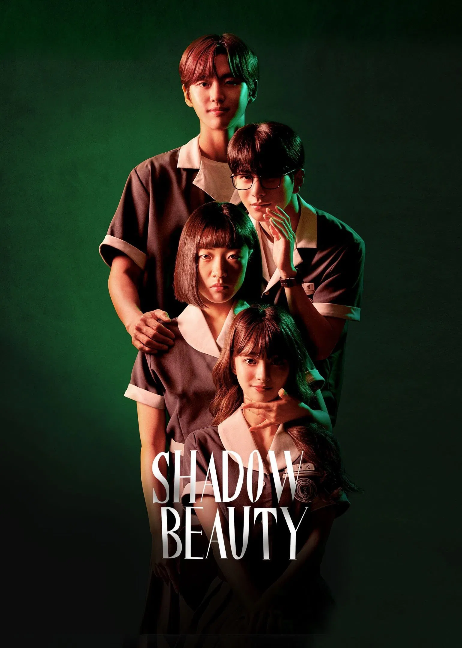 Poster chính thức của phim Phim Tâm Lý, Phim Bí Ẩn "Nhan Sắc Ảo" (Shadow Beauty - 2021), với sự tham gia của diễn viên Shim Dal-gi và Choi Bo-min.