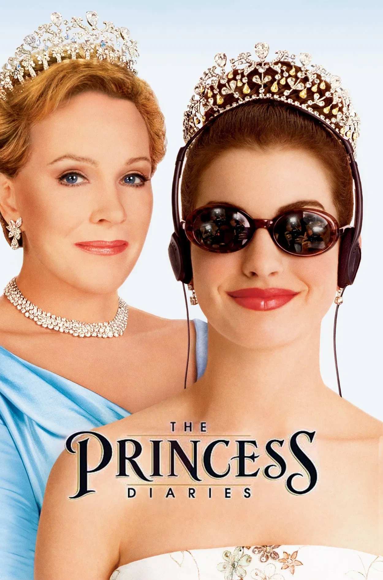 Poster chính thức của phim Phim Hài, Phim Gia Đình "Nhật Ký Công Chúa" (The Princess Diaries - 2001), với sự tham gia của diễn viên Anne Hathaway và Julie Andrews.