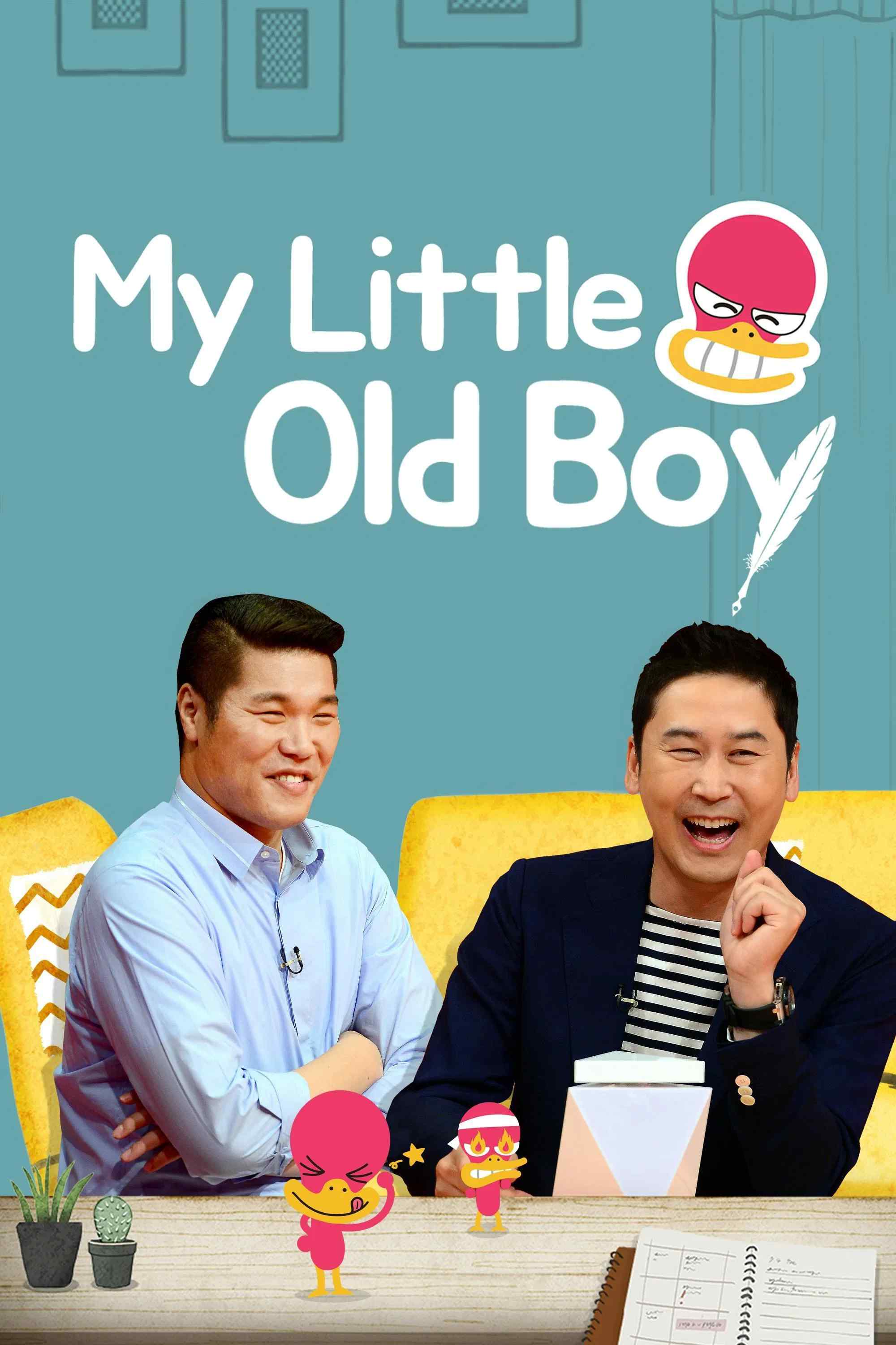 Poster chính thức của phim Truyền Hình Thực Tế, Talkshow "Nhật Ký Của Mẹ" (My Little Old Boy - 2016), với sự tham gia của diễn viên Shin Dong-yup và Seo Jang-hoon.