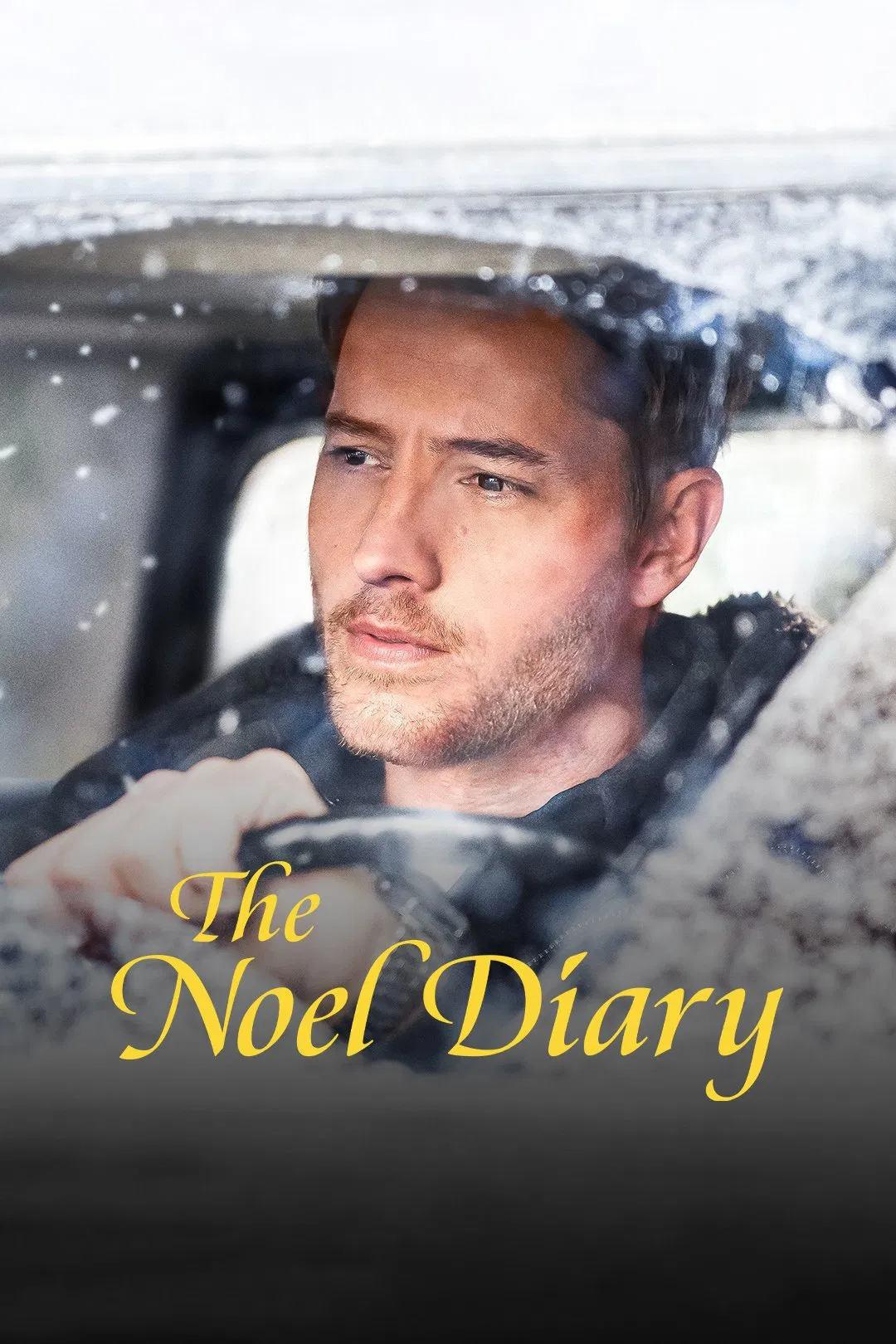 Poster chính thức của phim Phim Tình Cảm, Phim Hài "Nhật Ký Noel" (The Noel Diary - 2022), với sự tham gia của diễn viên Justin Hartley và Barrett Doss.