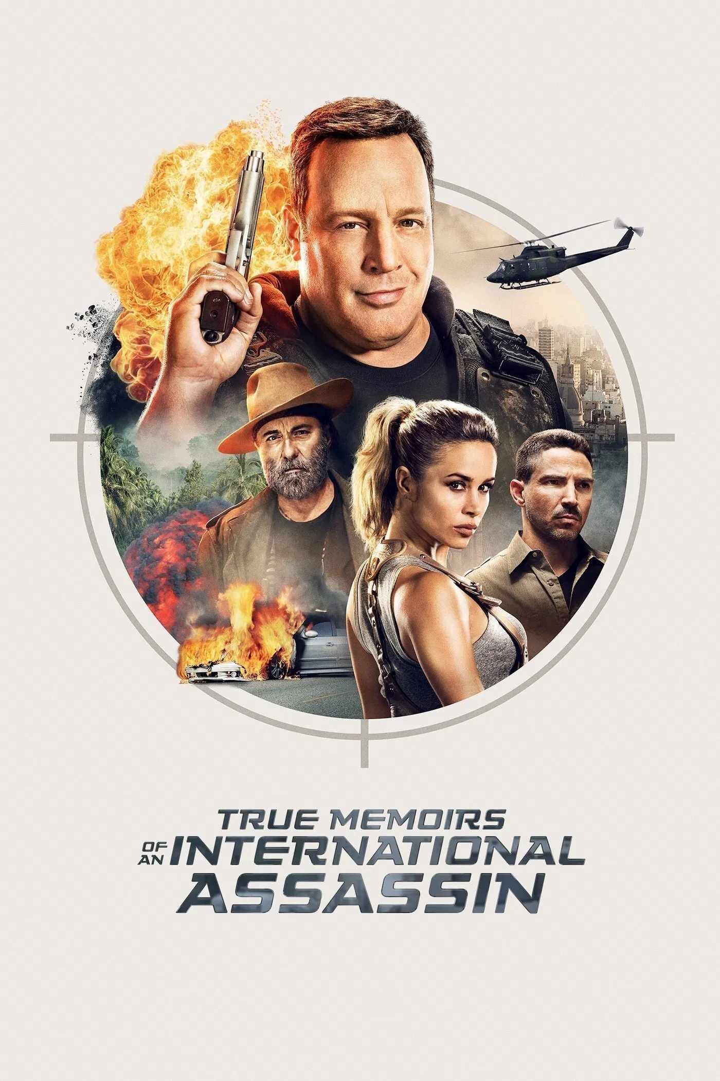 Poster chính thức của phim Phim Hài, Phim Hành Động "Nhật Ký Sát Thủ" (True Memoirs of an International Assassin - 2016), với sự tham gia của diễn viên Kevin James và Kim Coates.