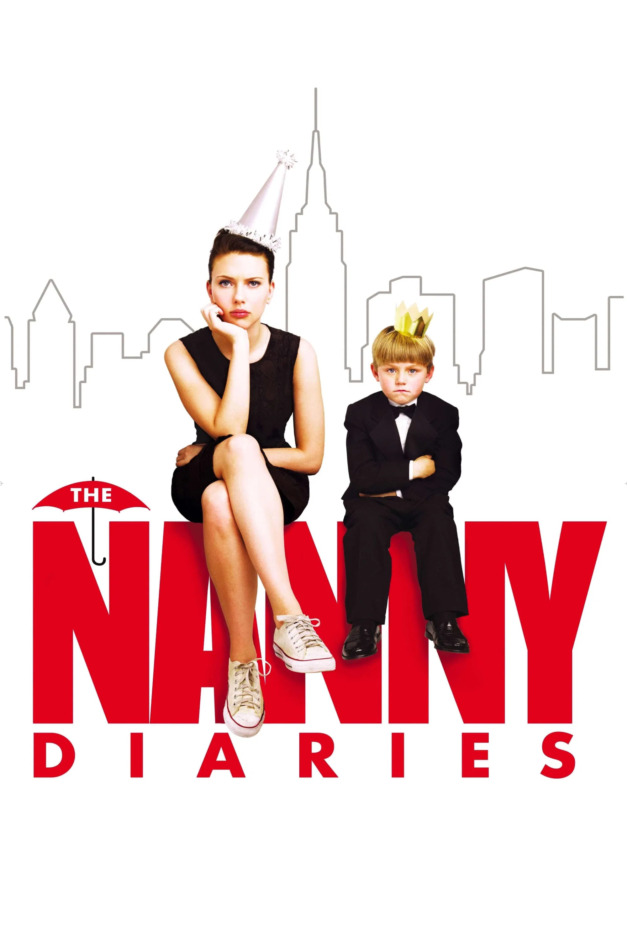 Poster chính thức của phim Phim Hài, Phim Tâm Lý "Nhật Ký Vú Em" (The Nanny Diaries - 2007), với sự tham gia của diễn viên Scarlett Johansson và Laura Linney.