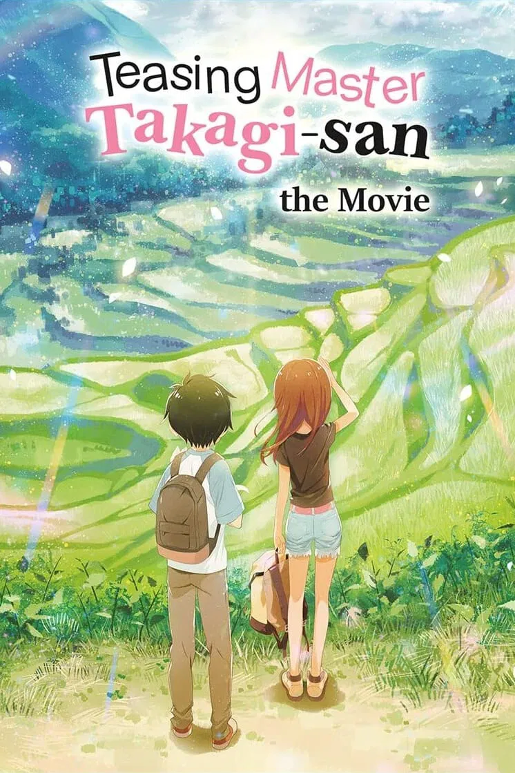 Poster chính thức của phim Phim Hoạt Hình, Phim Hài "Nhất Quỷ Nhì Ma, Thứ Ba: The Movie" (Teasing Master Takagi-san: The Movie - 2022), với sự tham gia của diễn viên Yuki Kaji và Rie Takahashi.