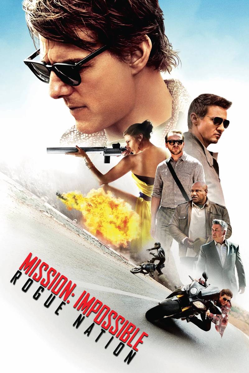 Poster chính thức của phim Phim Hành Động, Phim Phiêu Lưu "Nhiệm Vụ: Bất Khả Thi - Quốc Gia Bí Ẩn" (Mission: Impossible - Rogue Nation - 2015), với sự tham gia của diễn viên Tom Cruise và Jeremy Renner.