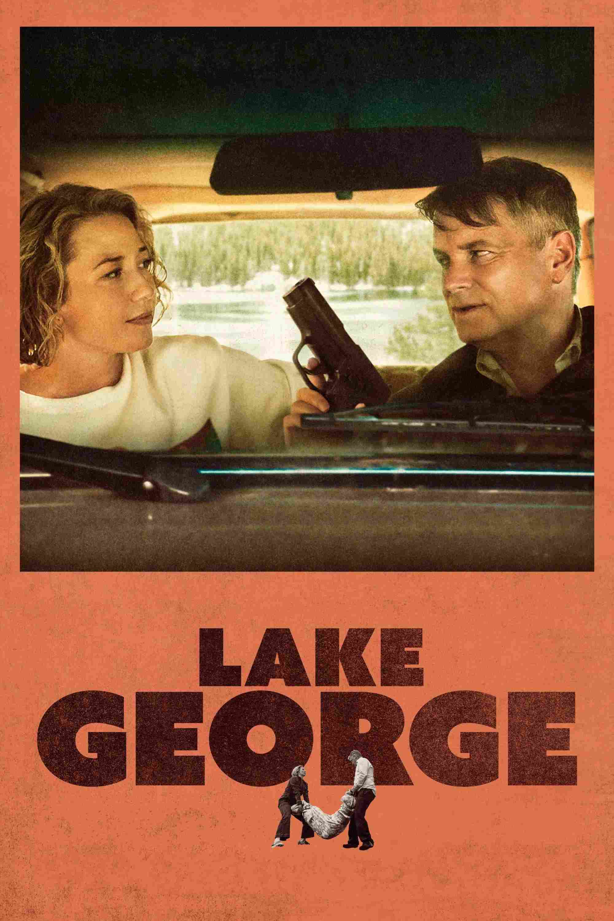 Poster chính thức của phim Phim Hài, Phim Hình Sự "Nhiệm Vụ Cuối Cùng" (Lake George - 2024), với sự tham gia của diễn viên Shea Whigham và Carrie Coon.
