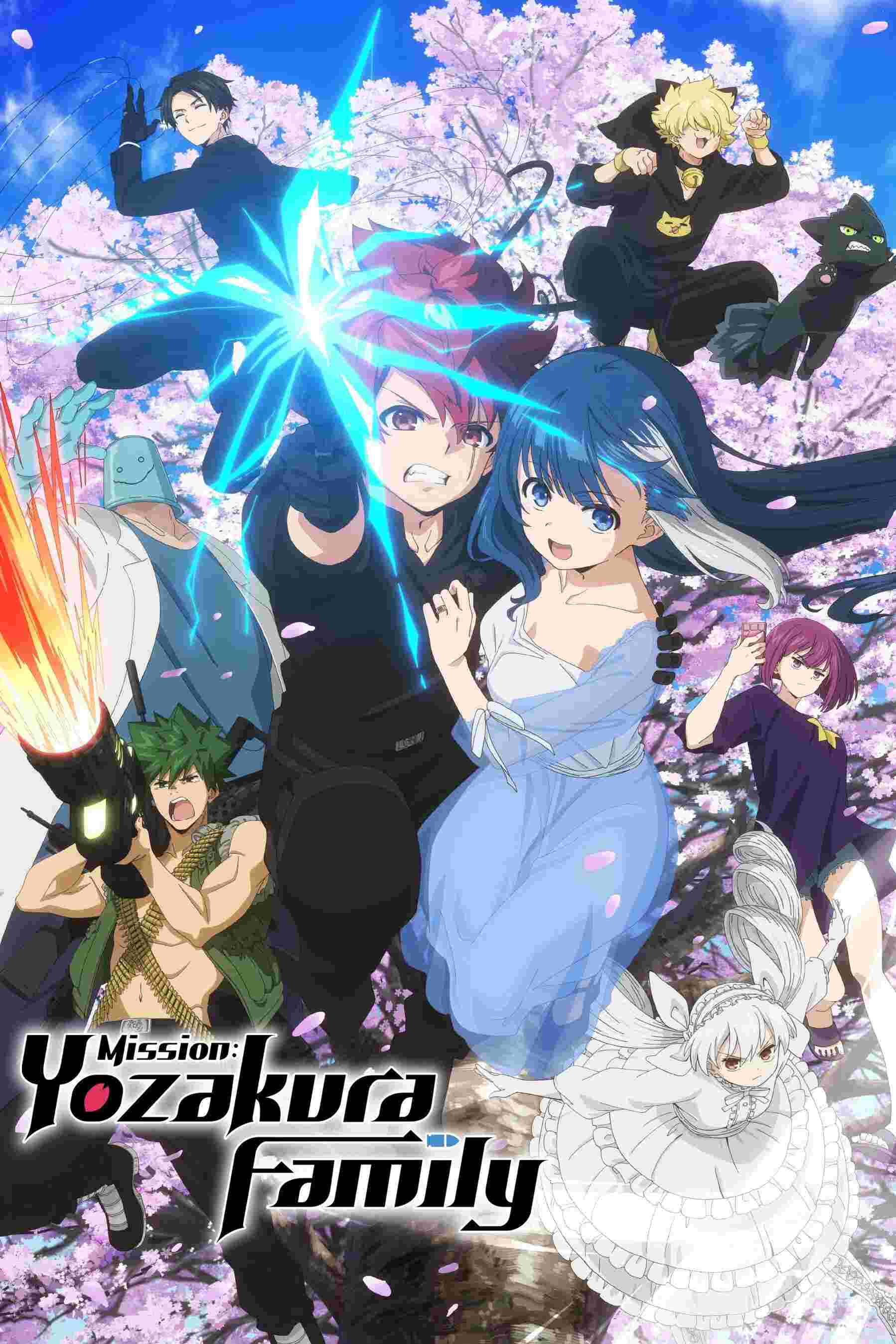 Poster chính thức của phim Phim Hoạt Hình, Phim Hài "Nhiệm Vụ: Gia Đình Yozakura (Phần 2) (Yozakura-san Chi no Daisakusen)" (Mission: Yozakura Family - 2024).