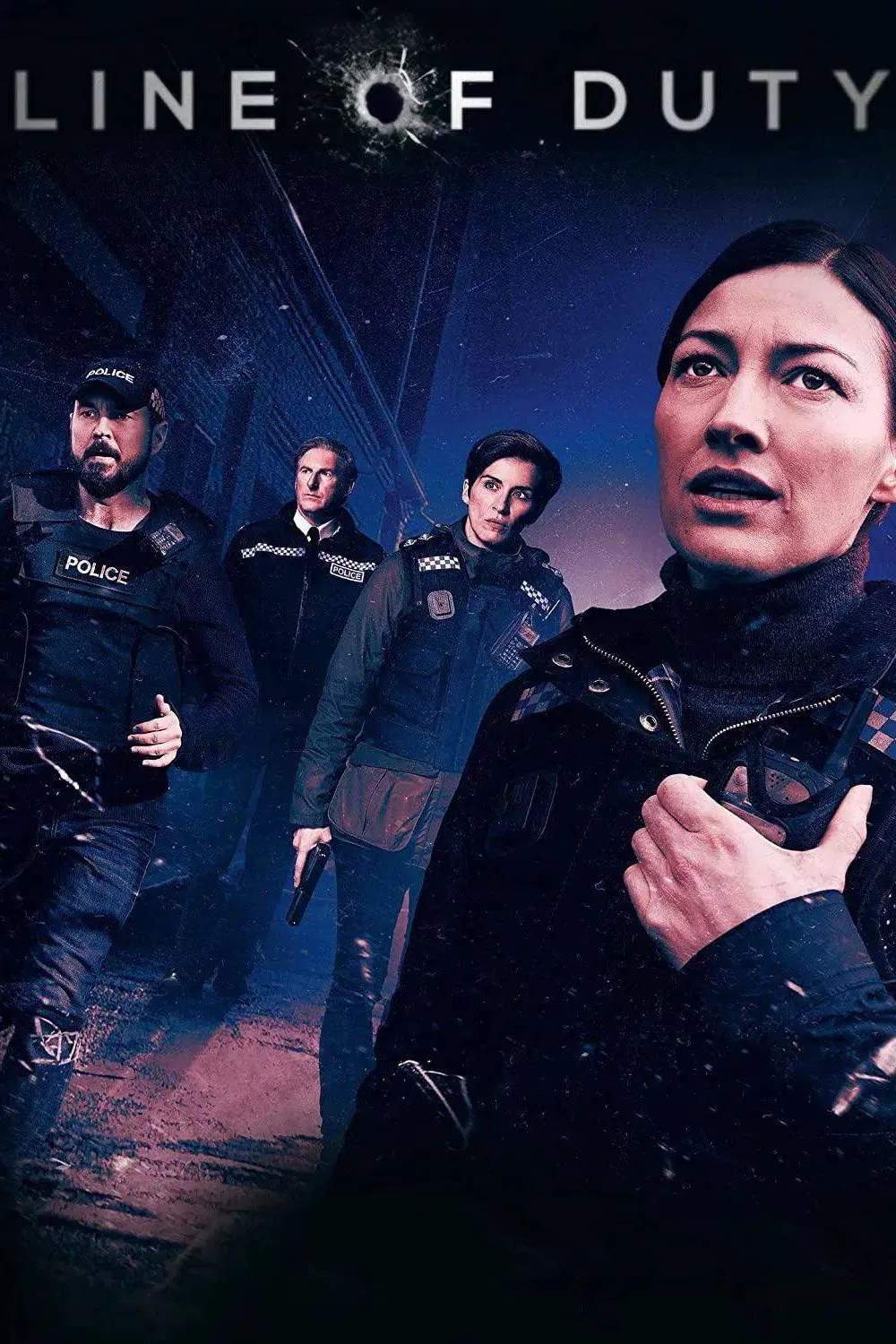 Poster chính thức của phim Phim Hình Sự, Phim Tâm Lý "Nhiệm Vụ Khó Khăn (Phần 4)" (Line of Duty - 2012), với sự tham gia của diễn viên Martin Compston và Vicky McClure.