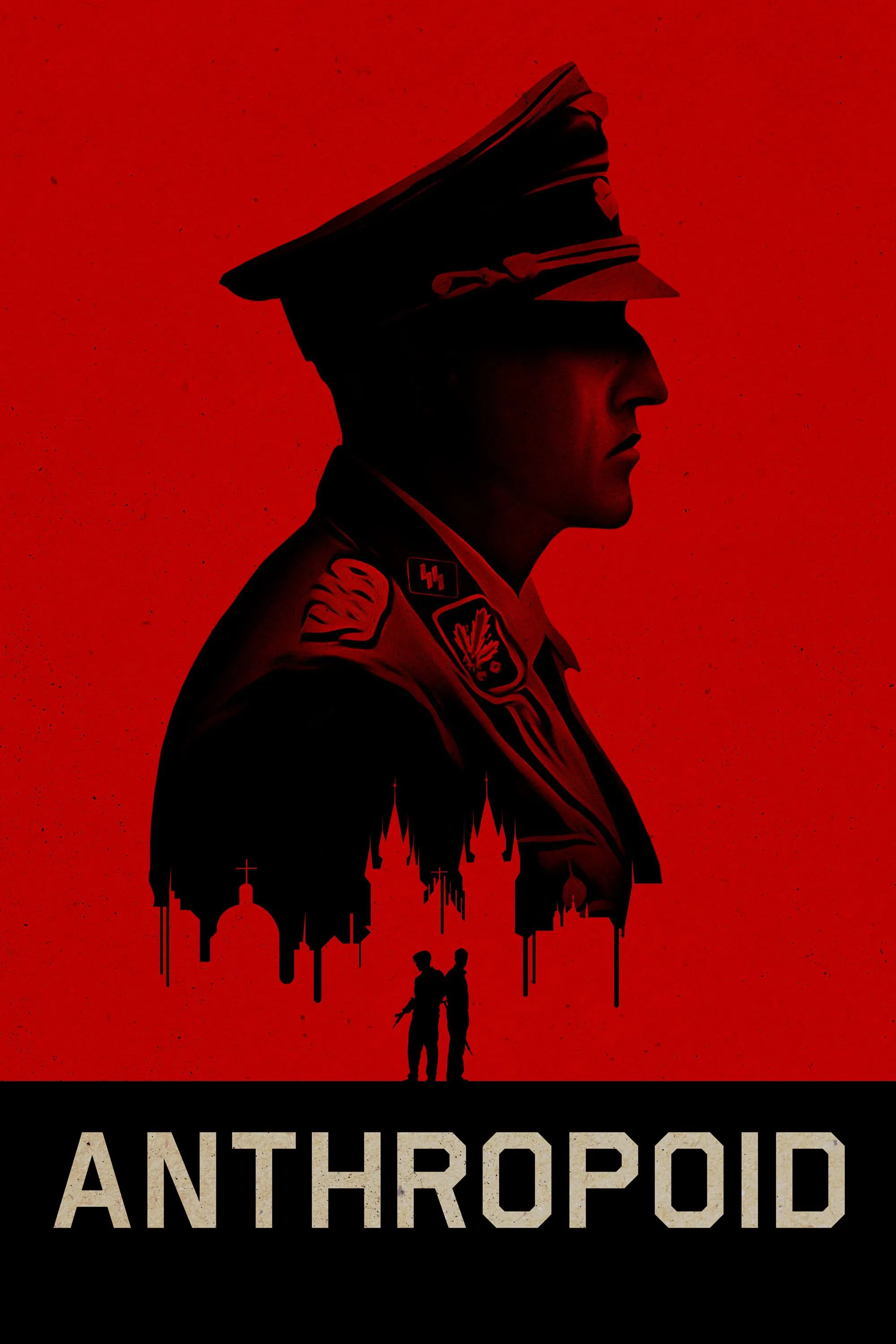Poster chính thức của phim Phim Lịch Sử, Phim Giật Gân "Nhiệm Vụ Mật" (Anthropoid - 2016), với sự tham gia của diễn viên Jamie Dornan và Cillian Murphy.