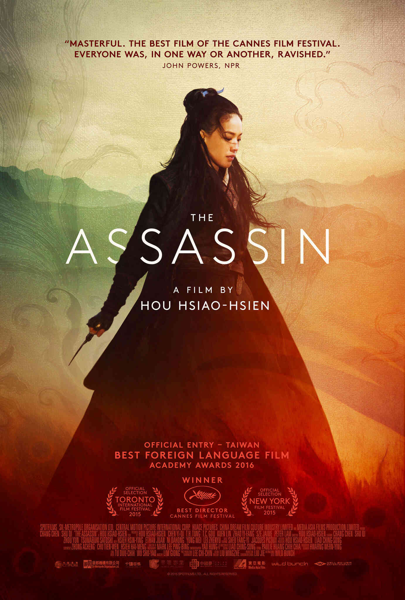 Poster chính thức của phim Phim Tâm Lý, Phim Hành Động "Nhiếp Ẩn Nương" (The Assassin - 2015), với sự tham gia của diễn viên Thư Kỳ và Trương Chấn.