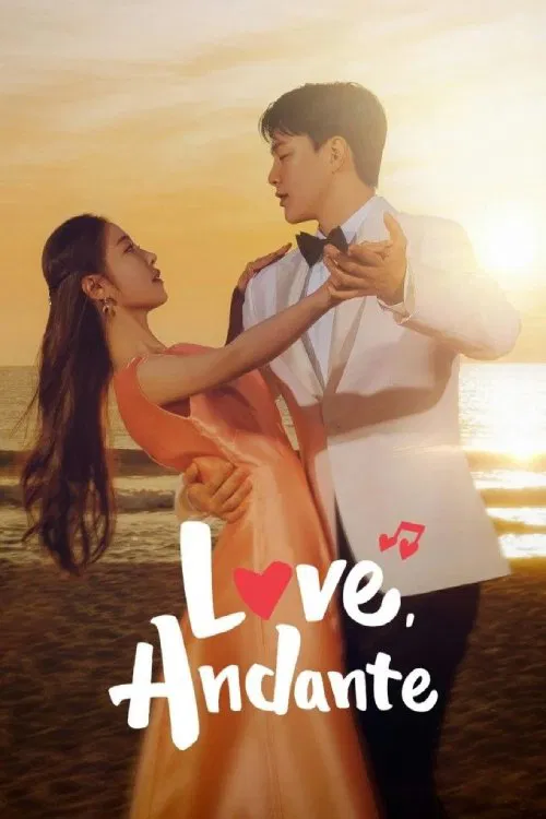 Poster chính thức của phim Phim Viễn Tưởng & Giả Tưởng, Phim Tâm Lý "Nhịp Điệu Tình Yêu" (Love Andante - 2024), với sự tham gia của diễn viên Kwon Hyun-bin và Song Ji-woo.