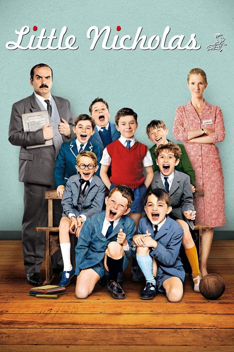 Poster chính thức của phim Phim Hài, Phim Gia Đình "Nhóc Nicolas" (Little Nicholas - 2009), với sự tham gia của diễn viên Maxime Godart và Valérie Lemercier.