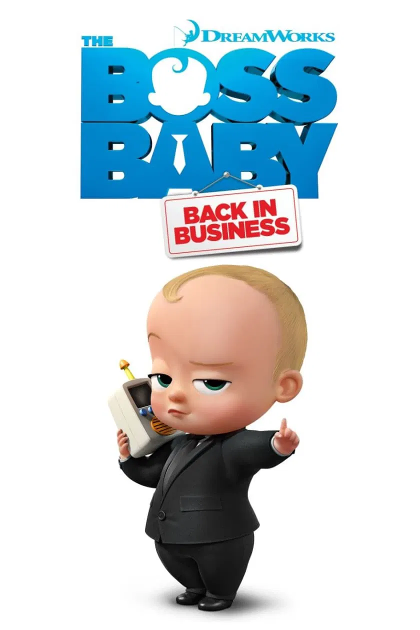 Poster chính thức của phim Phim Hoạt Hình, Phim Hành Động & Phiêu Lưu "Nhóc trùm: Đi làm lại (Phần 1)" (The Boss Baby: Back in Business - 2018), với sự tham gia của diễn viên JP Karliak và Alex Cazares.