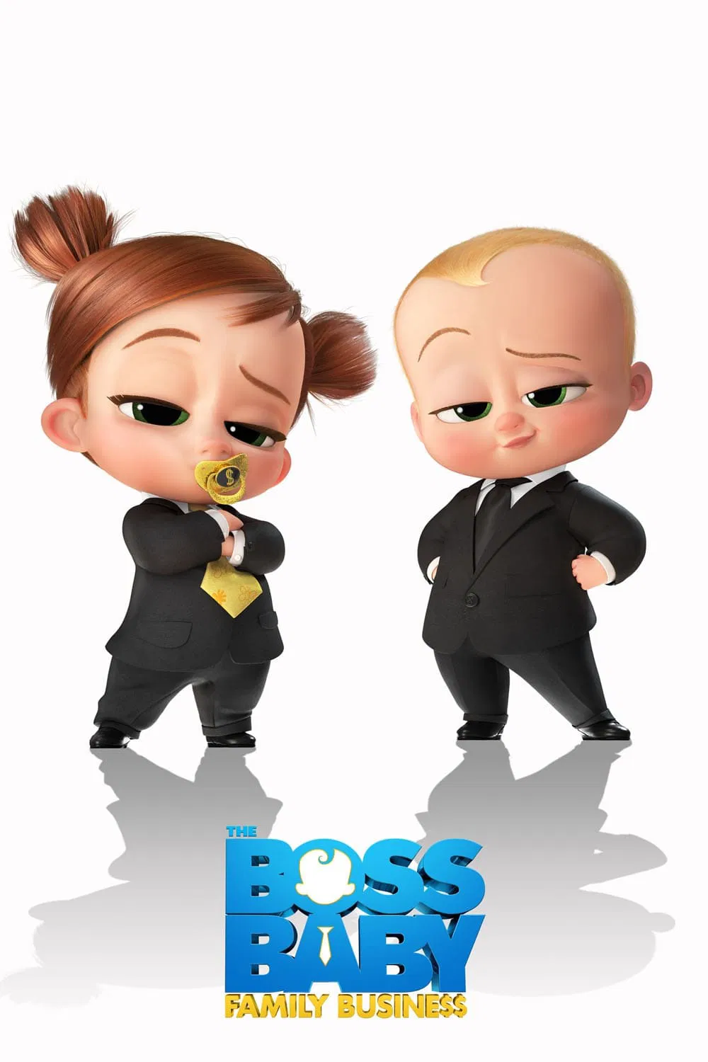 Poster chính thức của phim Phim Hoạt Hình, Phim Hài "Nhóc Trùm: Nối Nghiệp Gia Đình" (The Boss Baby: Family Business - 2021), với sự tham gia của diễn viên Alec Baldwin và James Marsden.