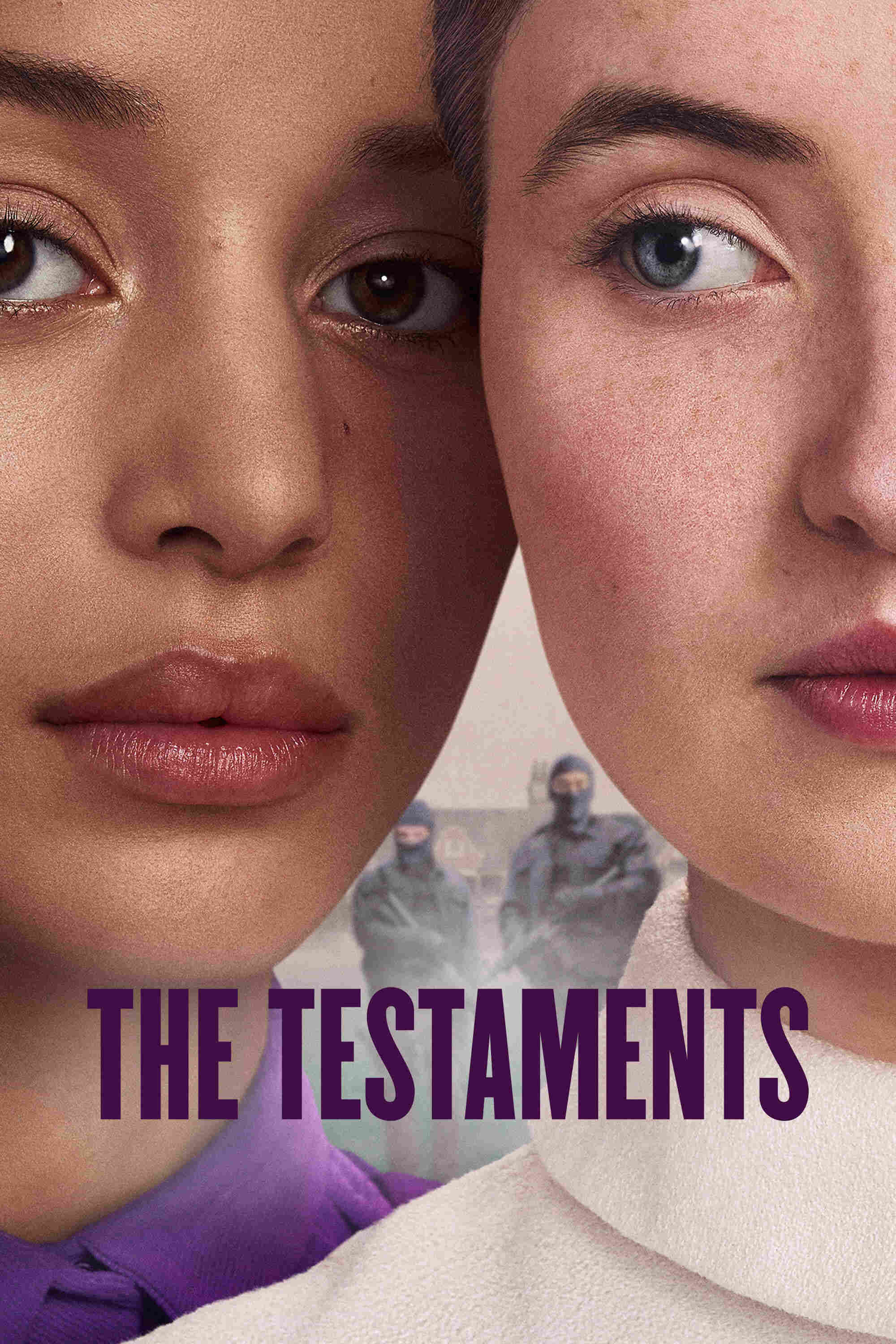 Poster chính thức của phim Phim Tâm Lý "Những Bản Di Chúc (Phần 1)" (The Testaments - 2026), với sự tham gia của diễn viên Ann Dowd và Chase Infiniti.